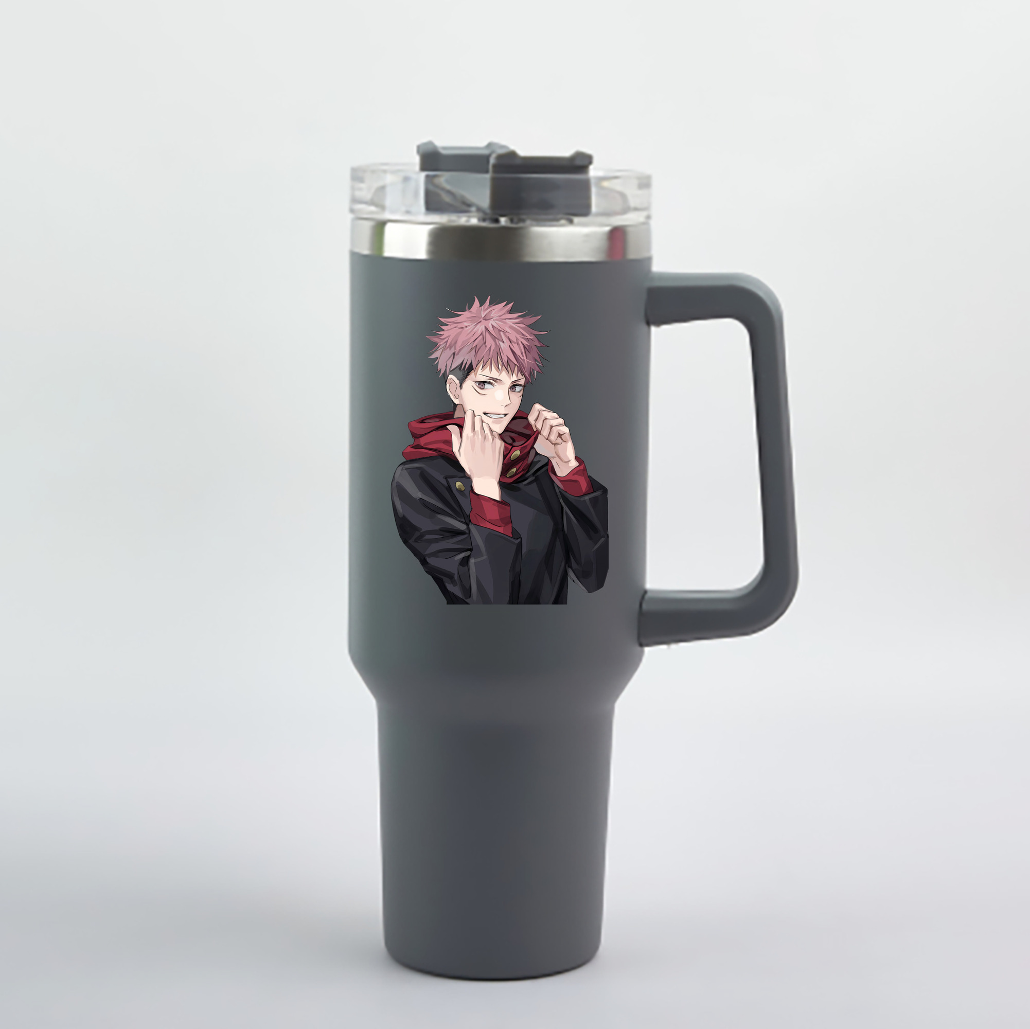 （画像用） 呪術廻戦 Jujutsu Kaisen 1200mL車用タンブラー - クリスタルステッカー（プラスチックストロー付き）