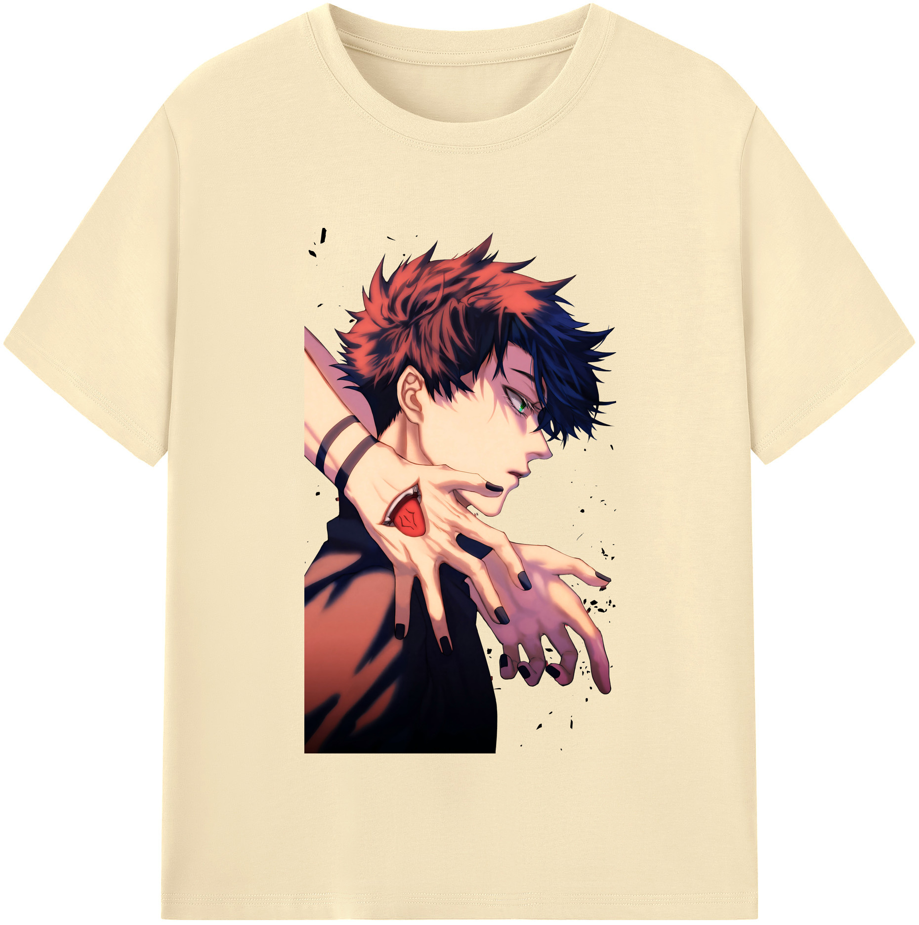 （画像用） 呪術廻戦 Jujutsu Kaisen 綿100％半袖Tシャツ（フロントプリント）