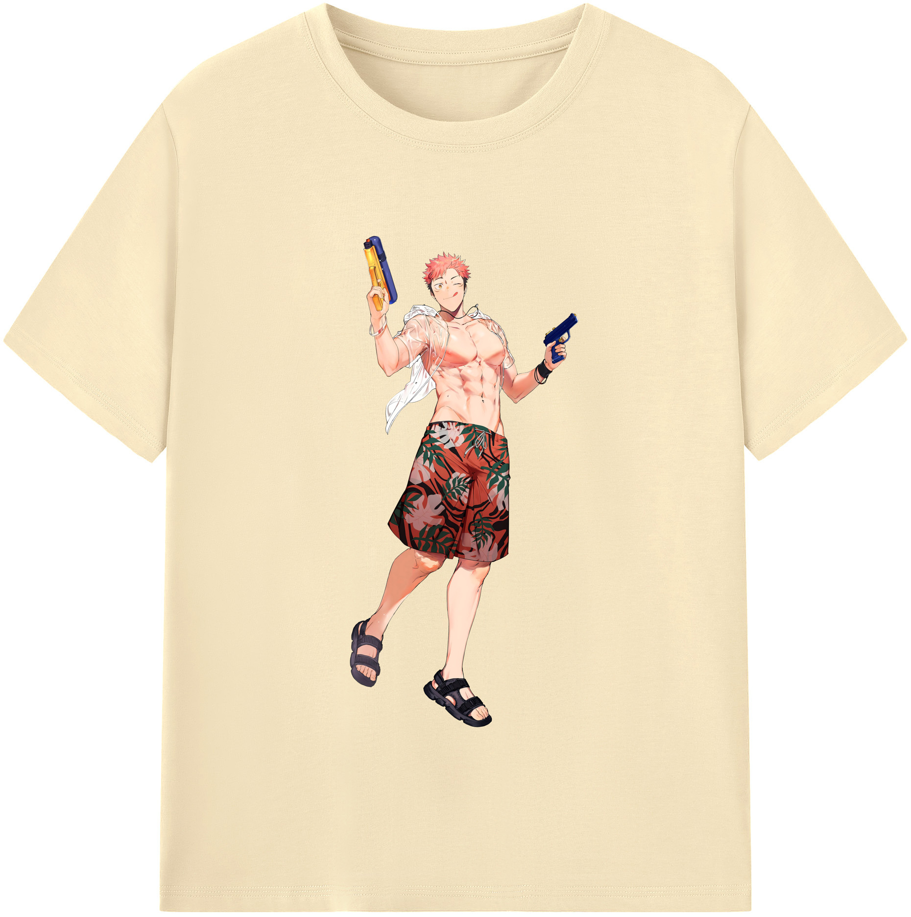 （画像用） 呪術廻戦 Jujutsu Kaisen 綿100％半袖Tシャツ（フロントプリント）