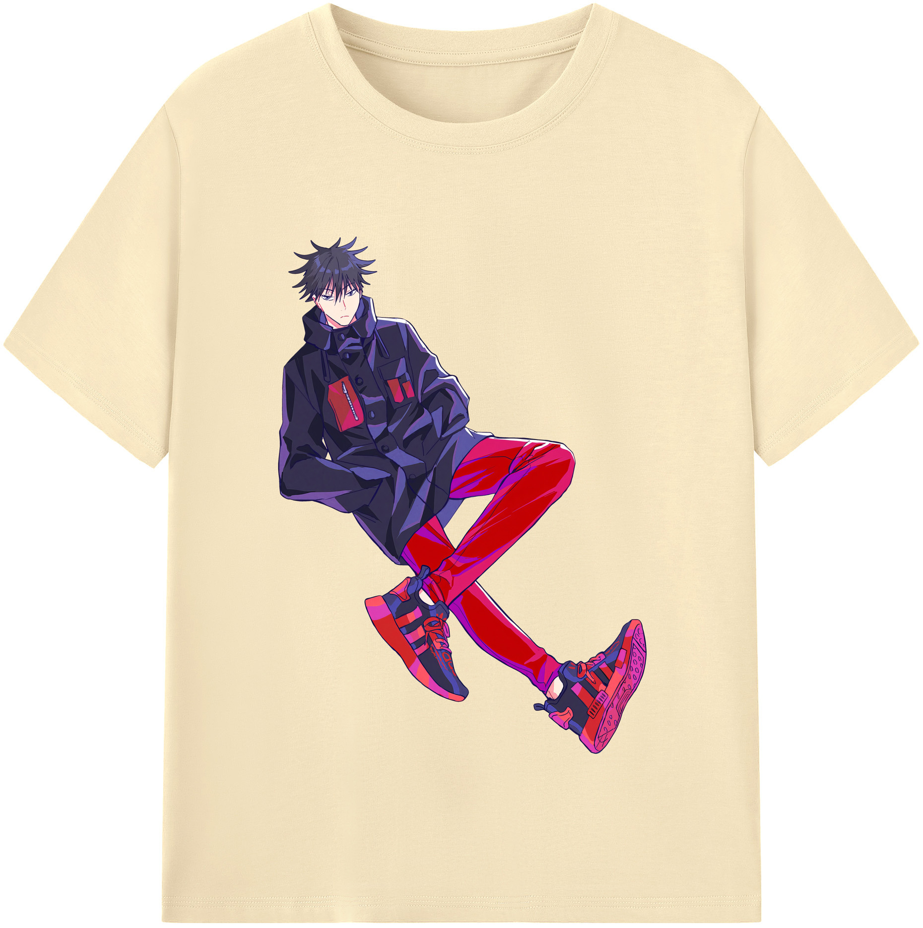 （画像用） 呪術廻戦 Jujutsu Kaisen 綿100％半袖Tシャツ（フロントプリント）