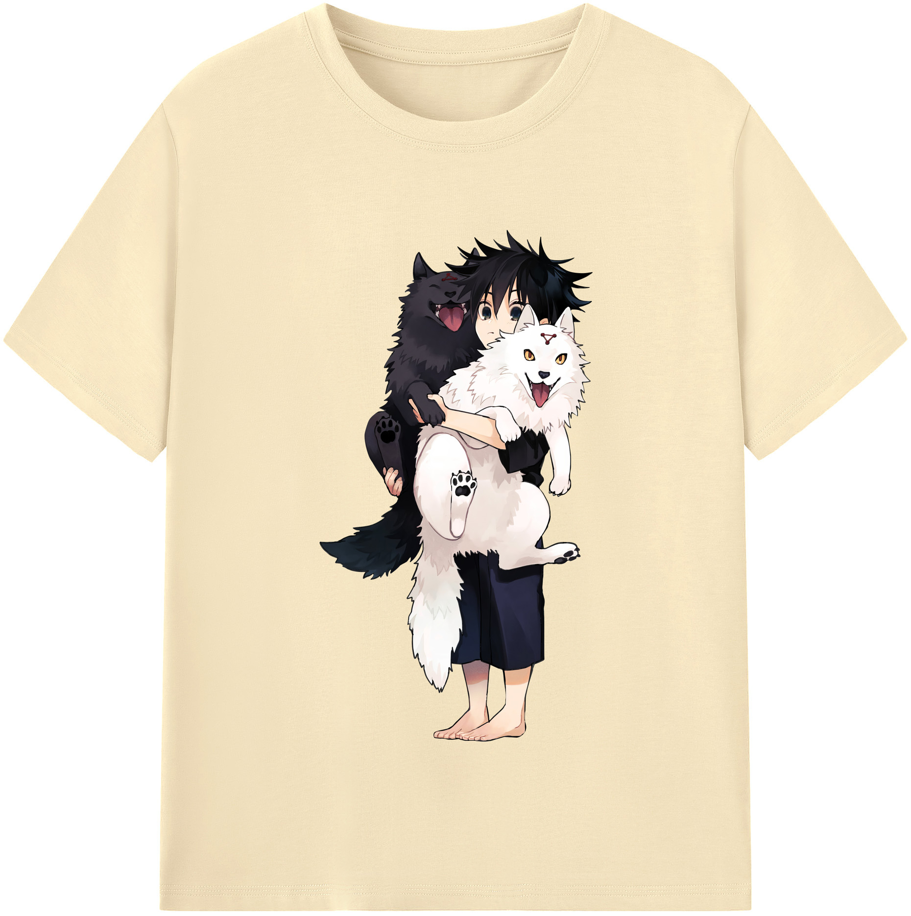 （画像用） 呪術廻戦 Jujutsu Kaisen 綿100％半袖Tシャツ（フロントプリント）
