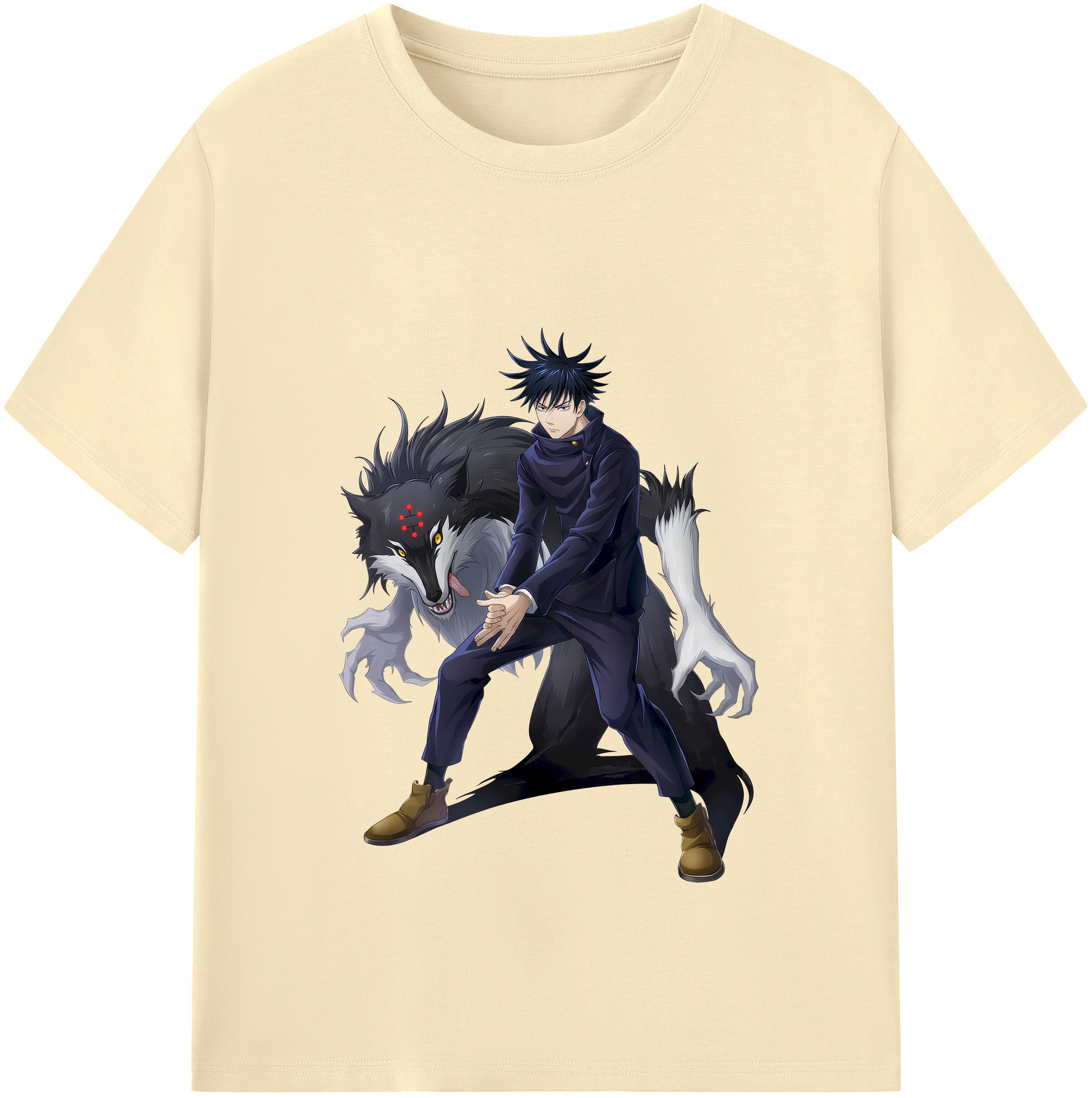 （画像用） 呪術廻戦 Jujutsu Kaisen 綿100％半袖Tシャツ（フロントプリント）