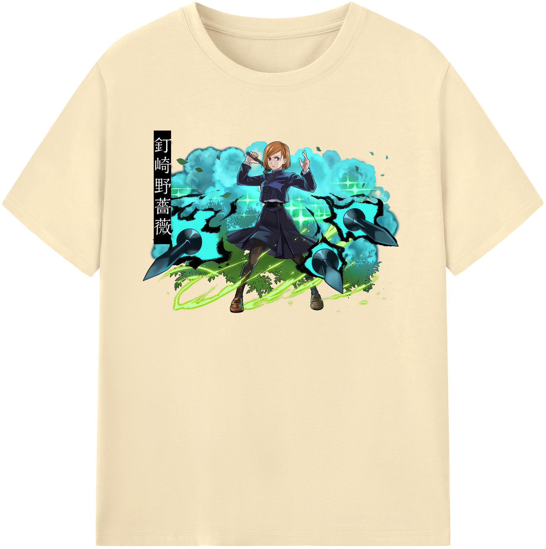 （画像用） 呪術廻戦 Jujutsu Kaisen 綿100％半袖Tシャツ（フロントプリント）