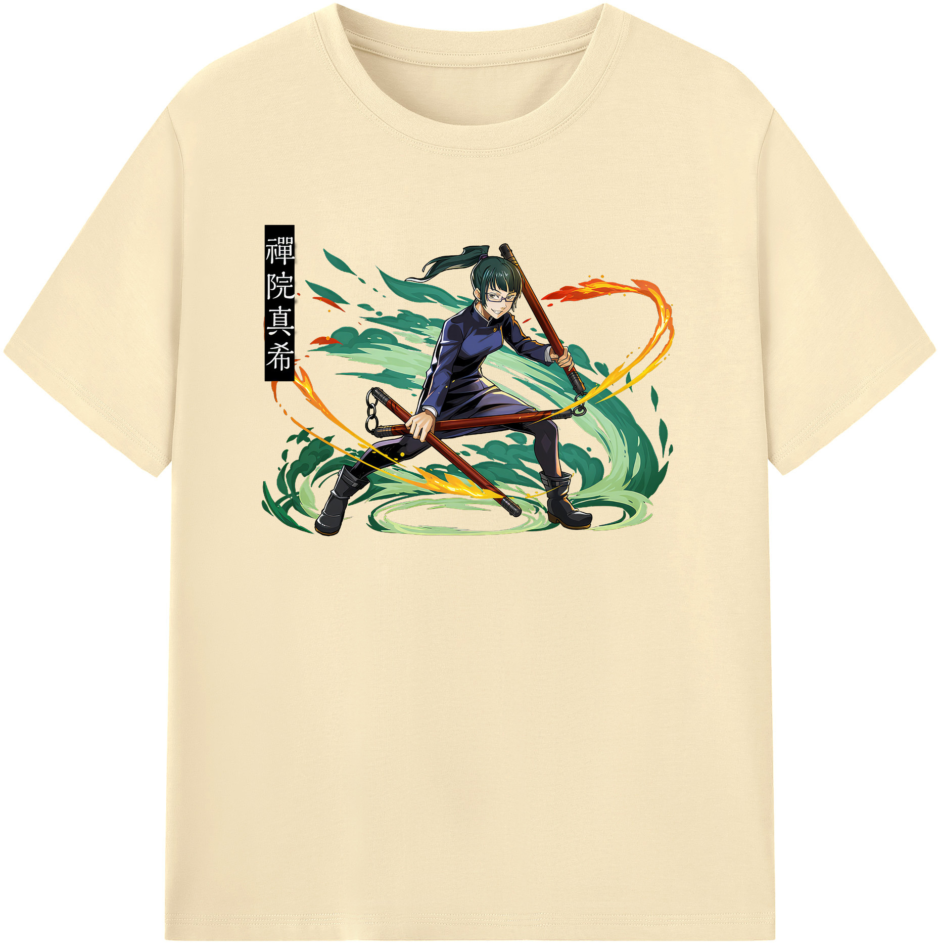 （画像用） 呪術廻戦 Jujutsu Kaisen 綿100％半袖Tシャツ（フロントプリント）