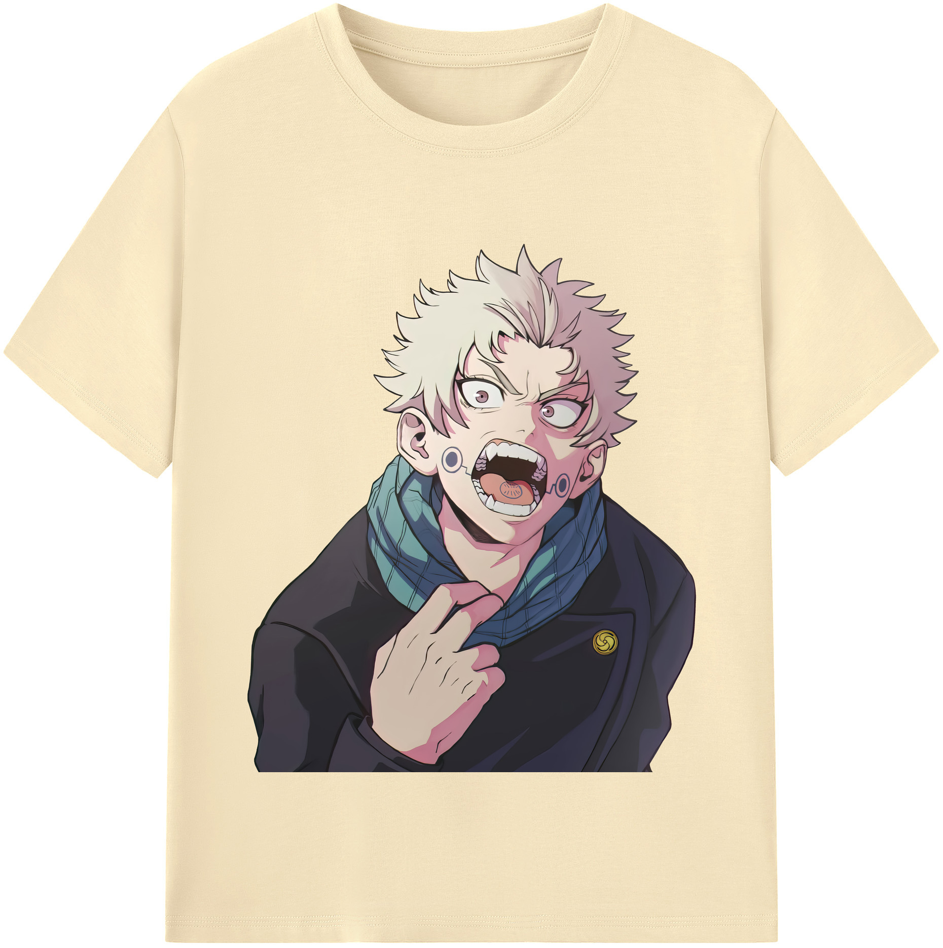 （画像用） 呪術廻戦 Jujutsu Kaisen 綿100％半袖Tシャツ（フロントプリント）