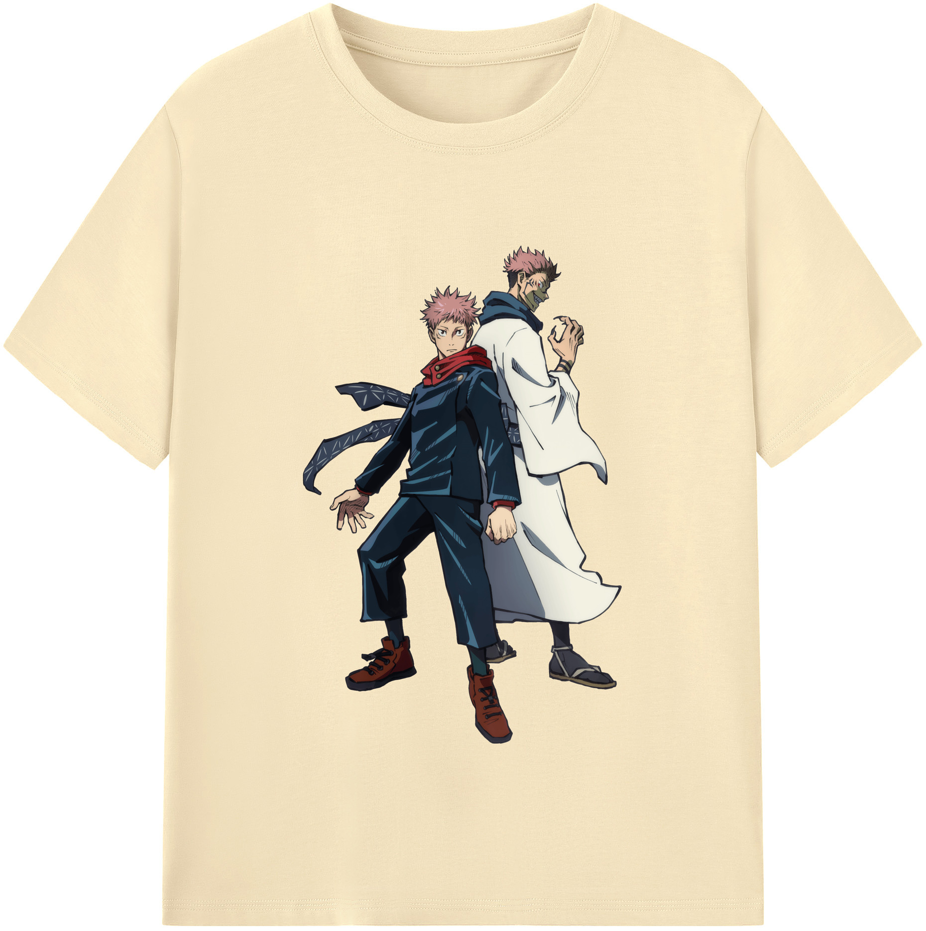 （画像用） 呪術廻戦 Jujutsu Kaisen 綿100％半袖Tシャツ（フロントプリント）