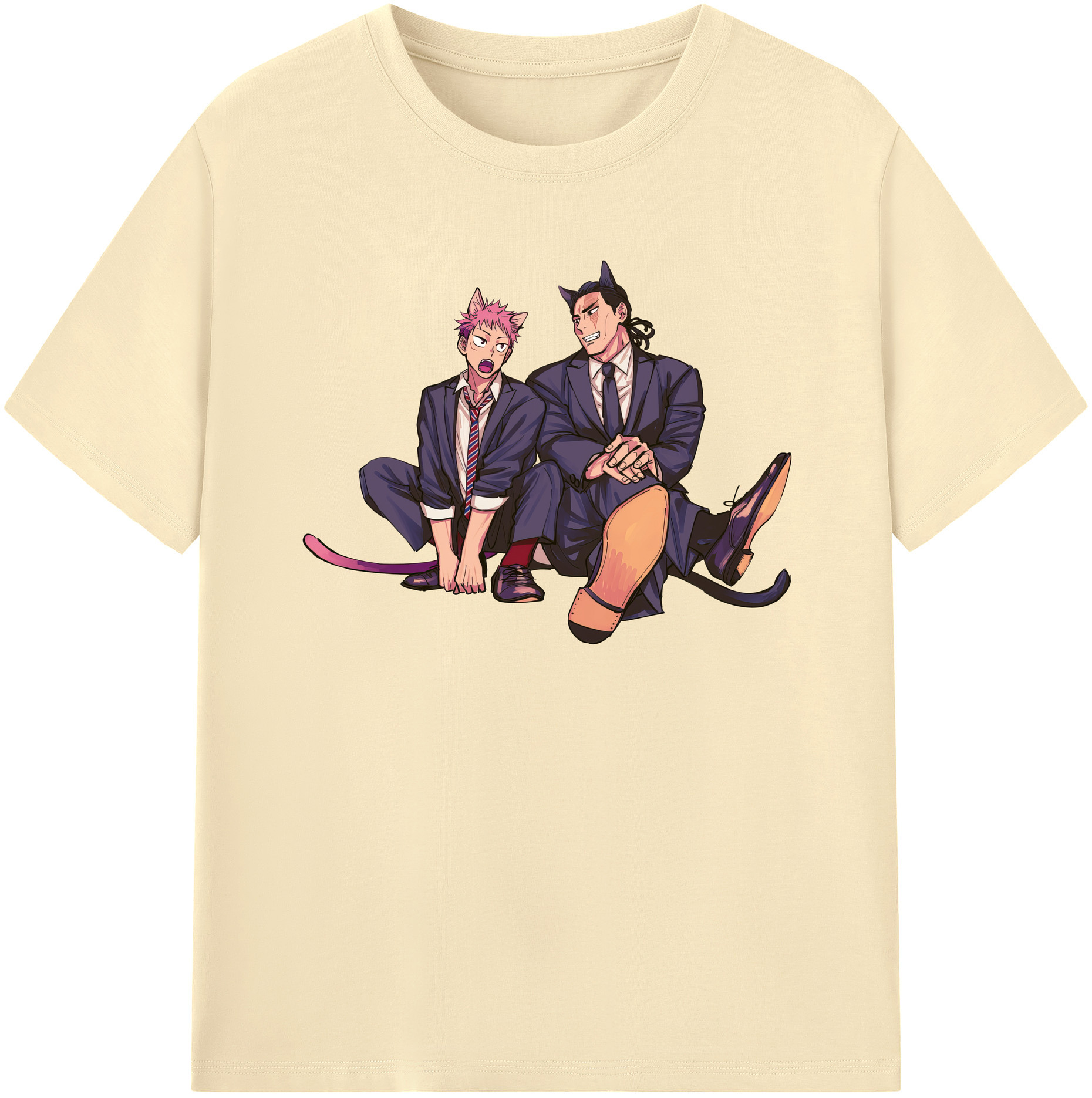 （画像用） 呪術廻戦 Jujutsu Kaisen 綿100％半袖Tシャツ（フロントプリント）