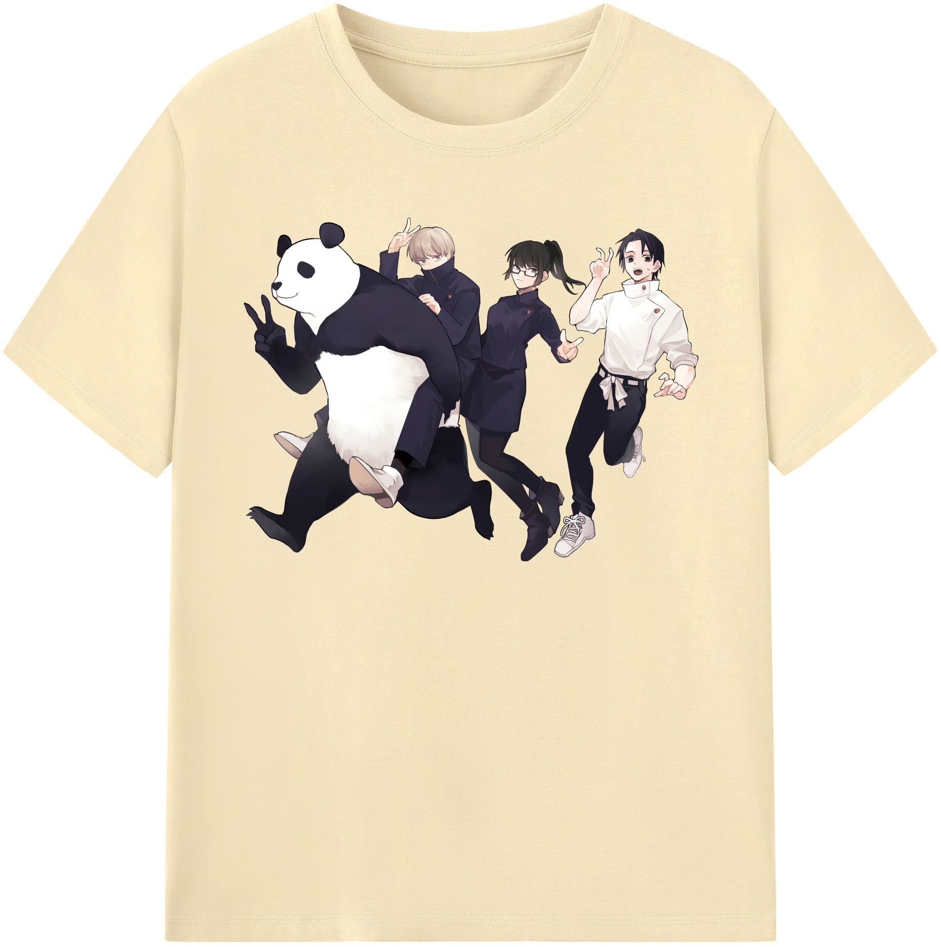 （画像用） 呪術廻戦 Jujutsu Kaisen 綿100％半袖Tシャツ（フロントプリント）