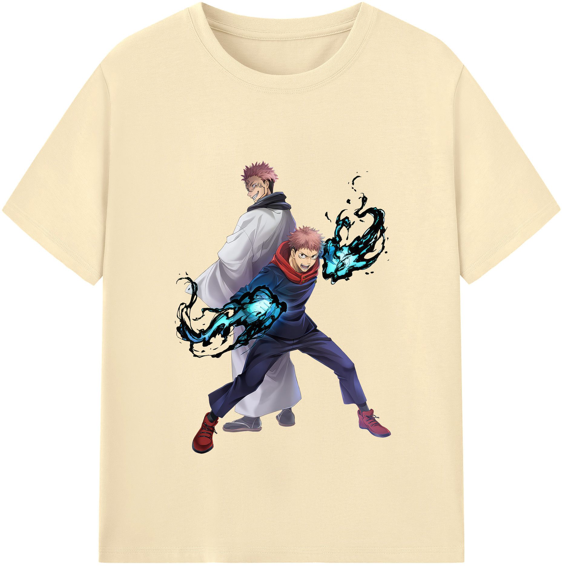 （画像用） 呪術廻戦 Jujutsu Kaisen 綿100％半袖Tシャツ（フロントプリント）