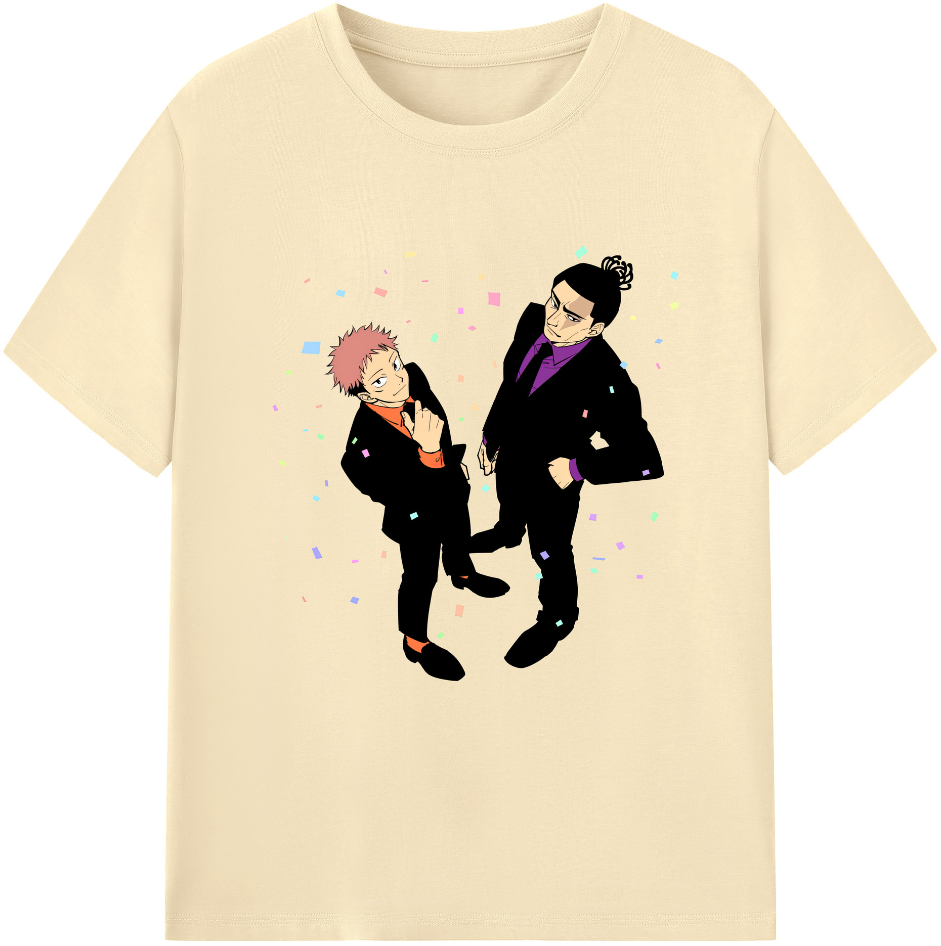 （画像用） 呪術廻戦 Jujutsu Kaisen 綿100％半袖Tシャツ（フロントプリント）