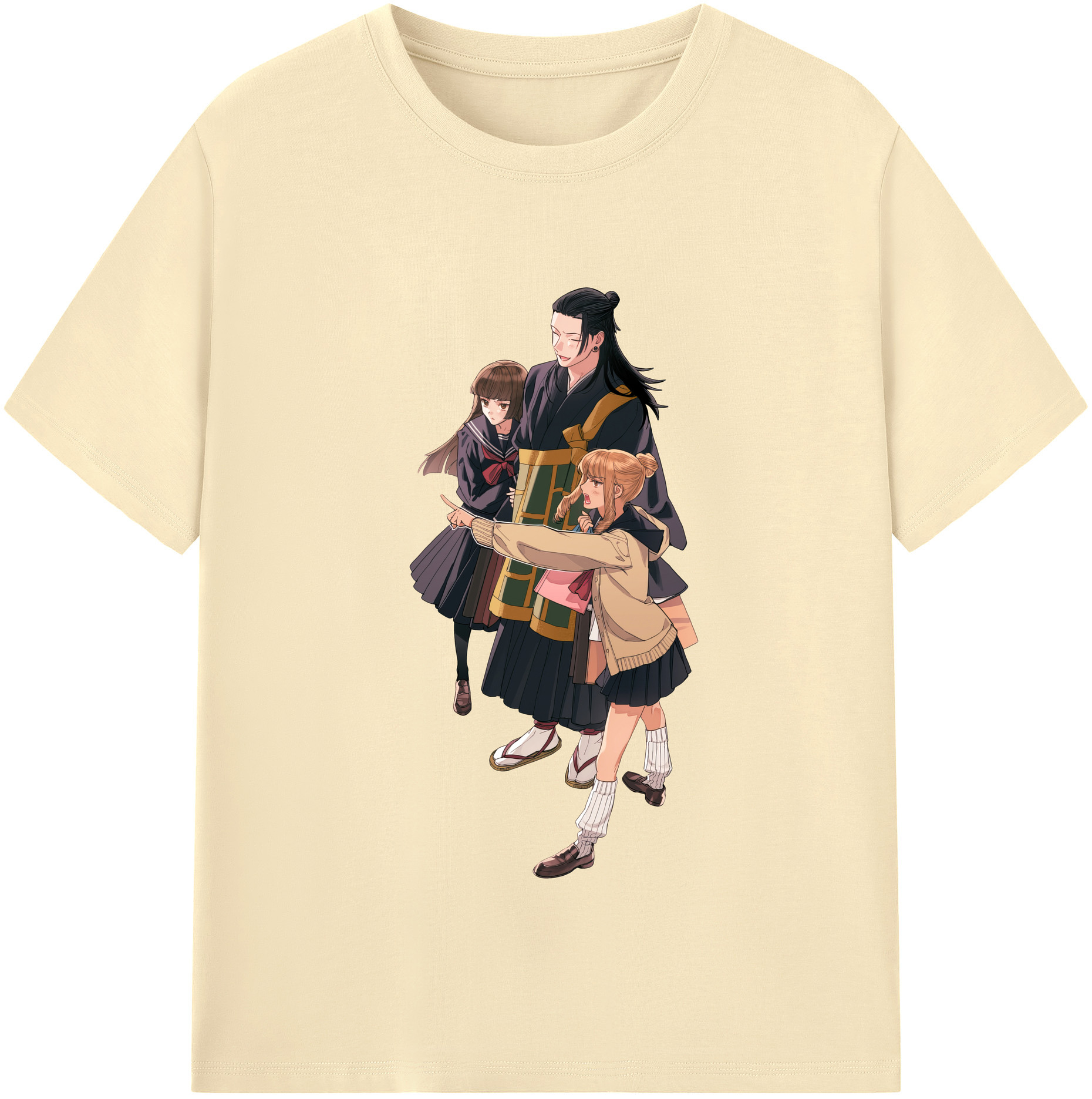 （画像用） 呪術廻戦 Jujutsu Kaisen 綿100％半袖Tシャツ（フロントプリント）