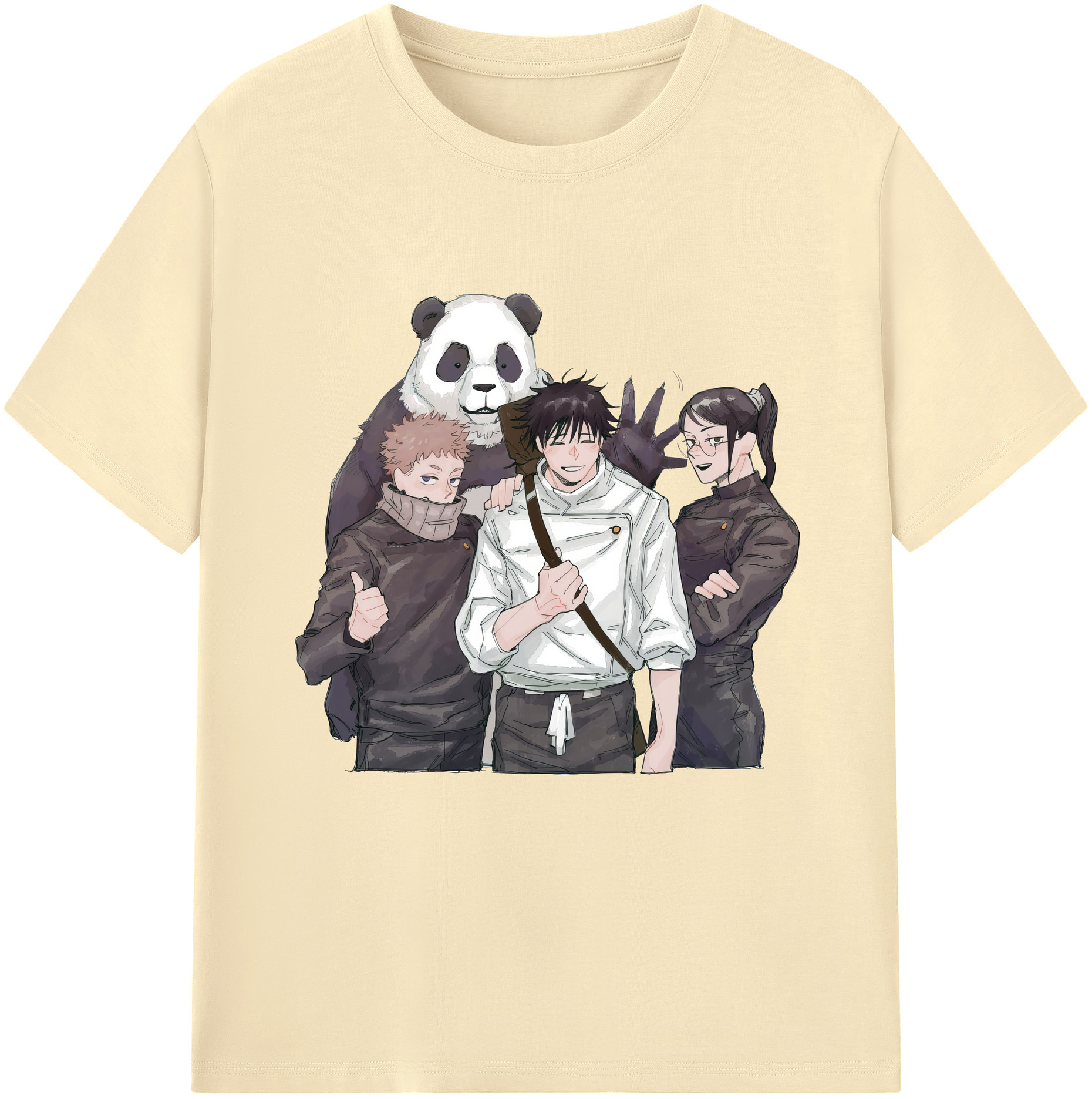 （画像用） 呪術廻戦 Jujutsu Kaisen 綿100％半袖Tシャツ（フロントプリント）