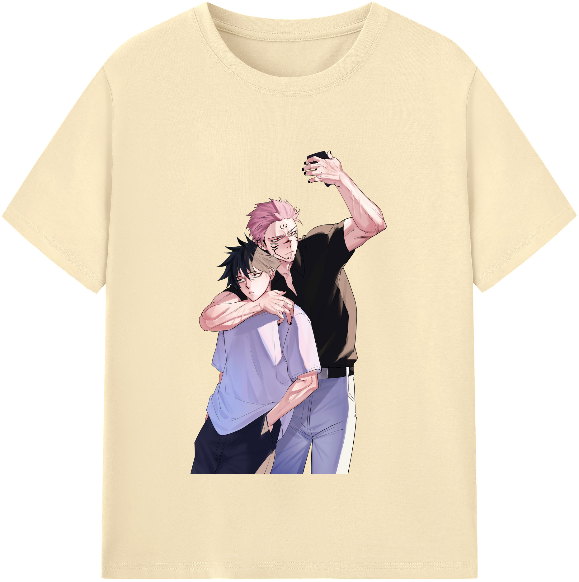 （画像用） 呪術廻戦 Jujutsu Kaisen 綿100％半袖Tシャツ（フロントプリント）