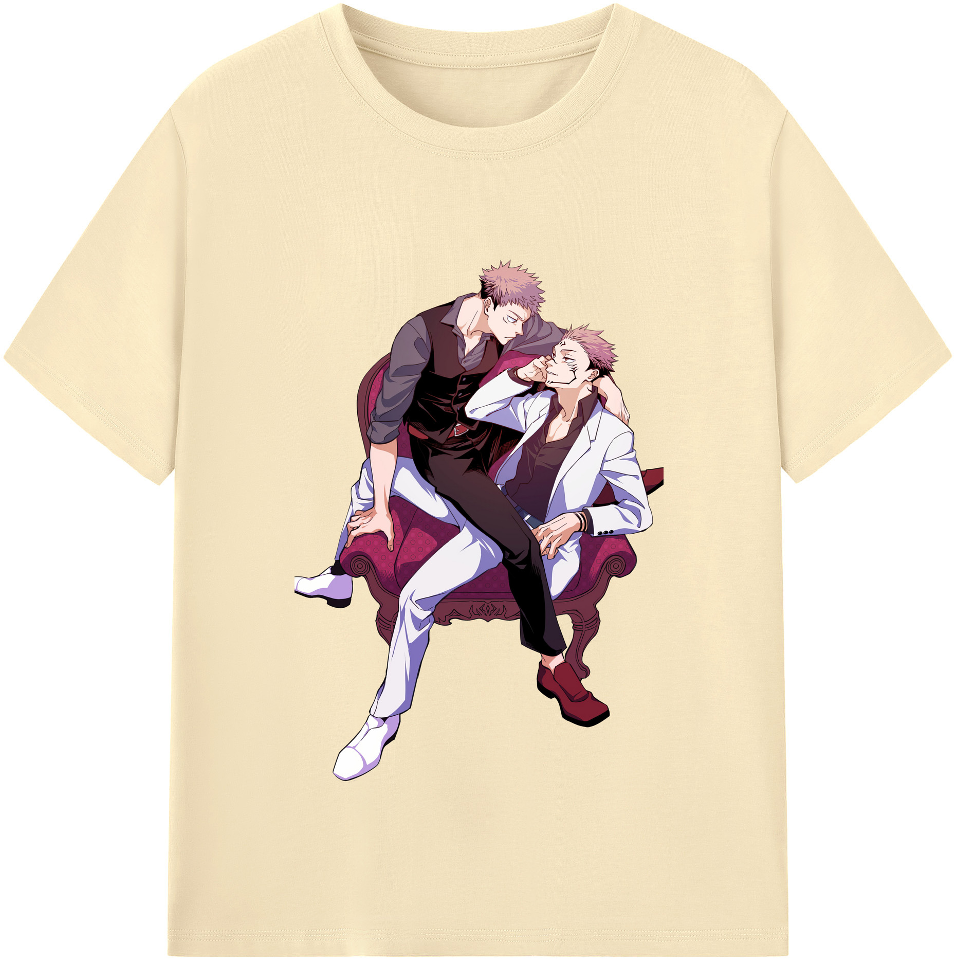 （画像用） 呪術廻戦 Jujutsu Kaisen 綿100％半袖Tシャツ（フロントプリント）