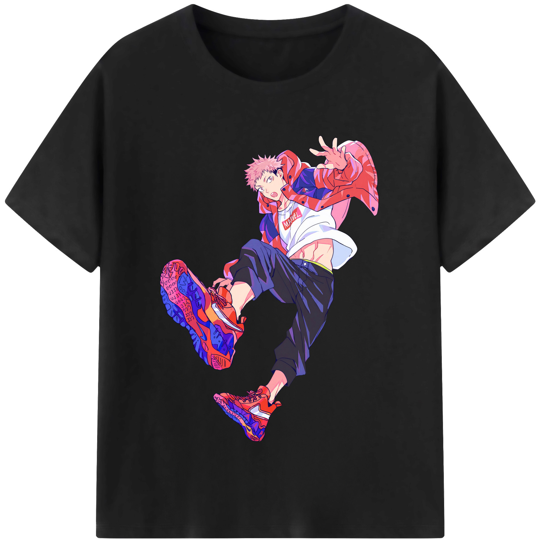 （画像用） 呪術廻戦 Jujutsu Kaisen 綿100％半袖Tシャツ（フロントプリント）
