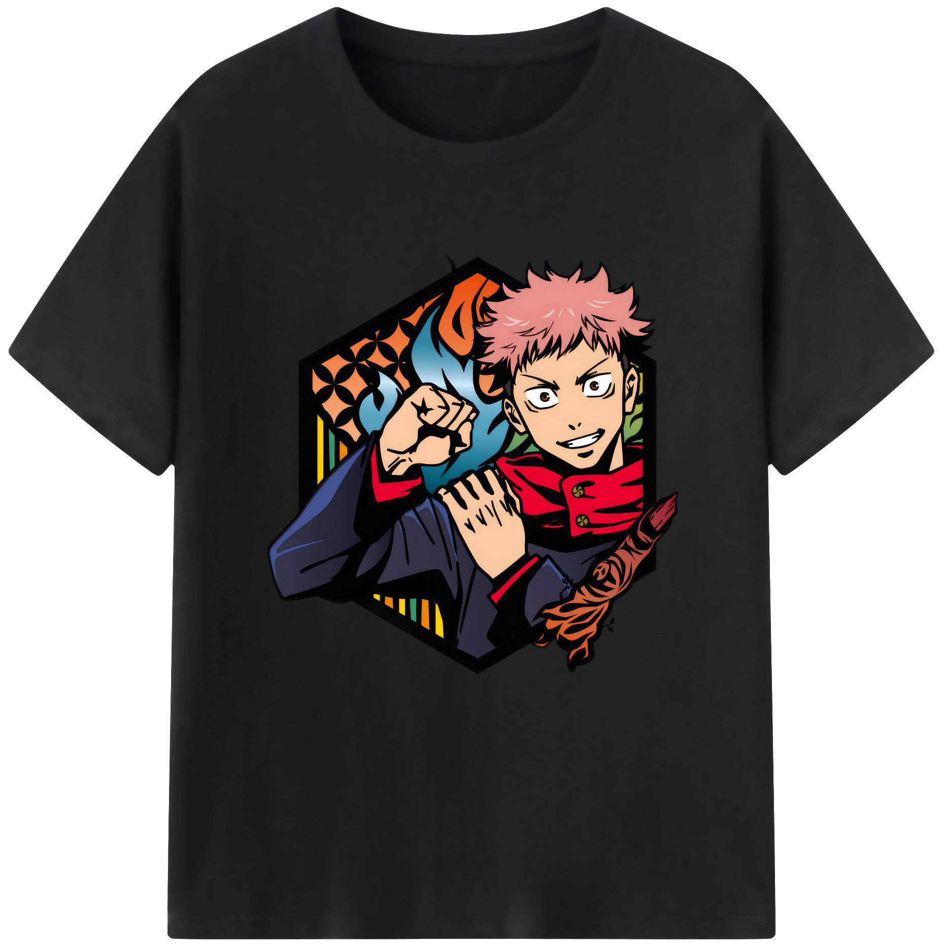 （画像用） 呪術廻戦 Jujutsu Kaisen 綿100％半袖Tシャツ（フロントプリント）