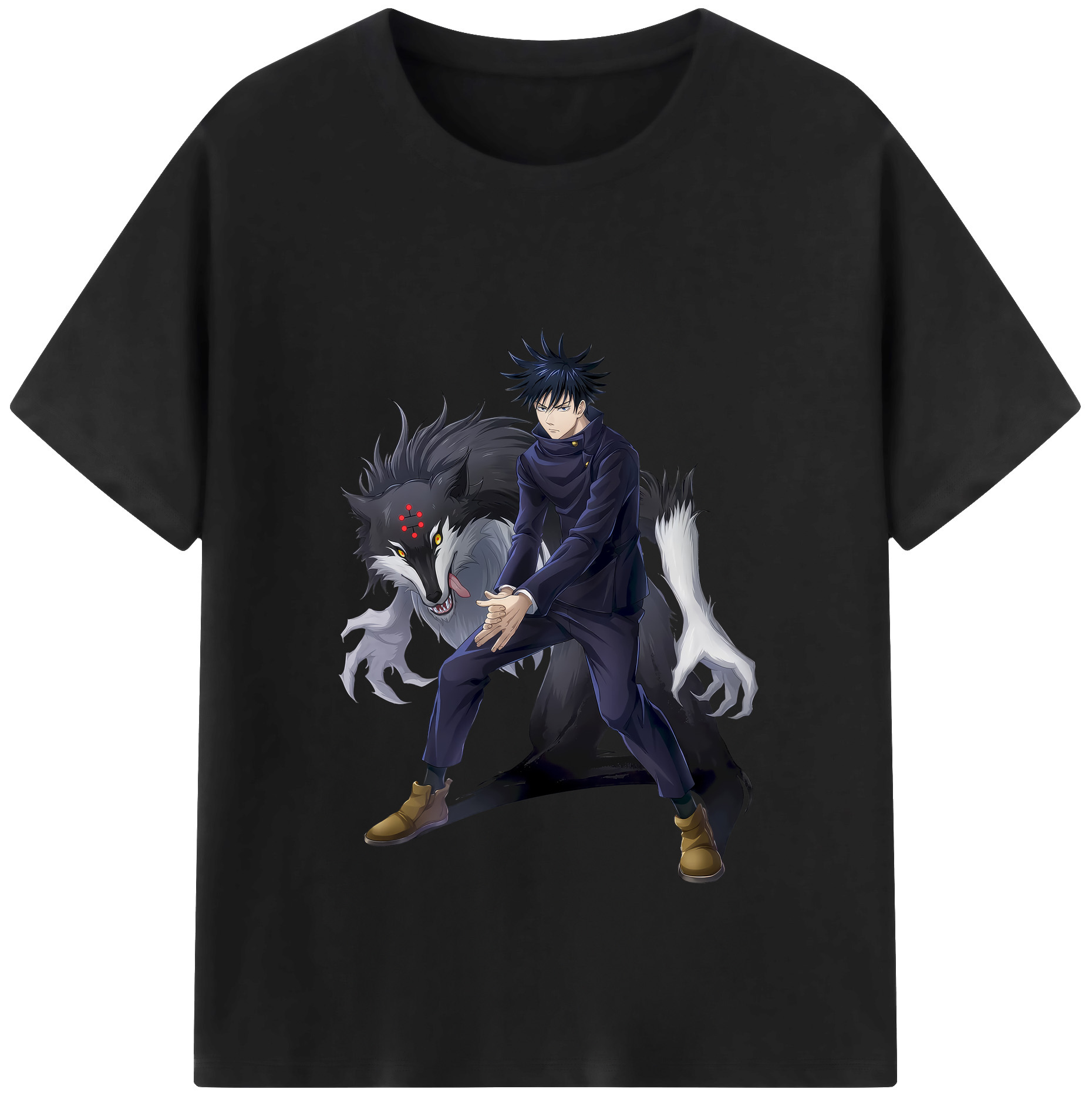 （画像用） 呪術廻戦 Jujutsu Kaisen 綿100％半袖Tシャツ（フロントプリント）