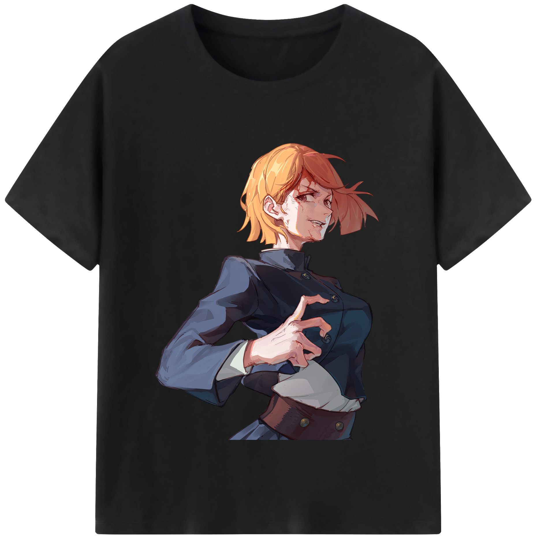 （画像用） 呪術廻戦 Jujutsu Kaisen 綿100％半袖Tシャツ（フロントプリント）