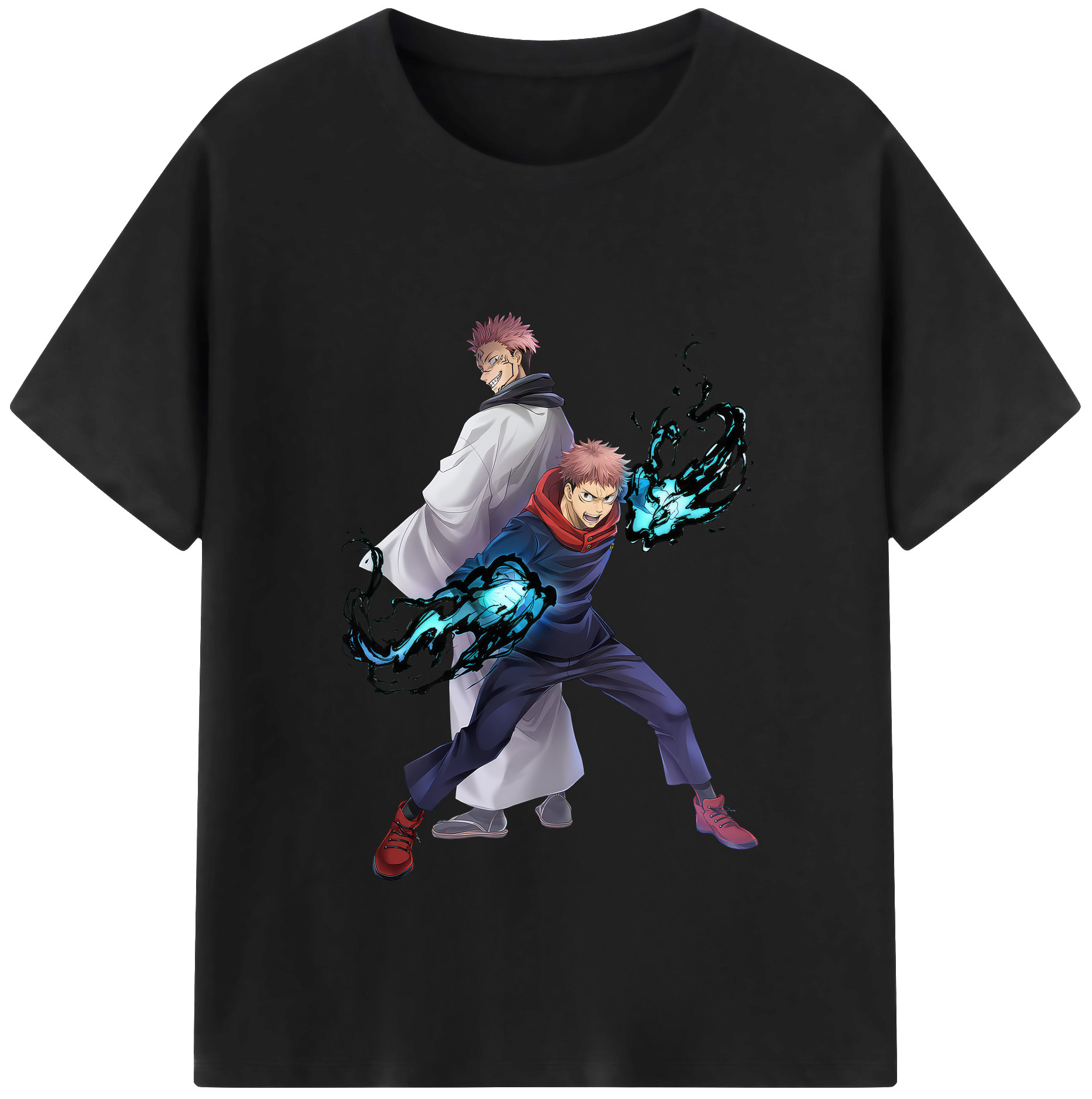 （画像用） 呪術廻戦 Jujutsu Kaisen 綿100％半袖Tシャツ（フロントプリント）