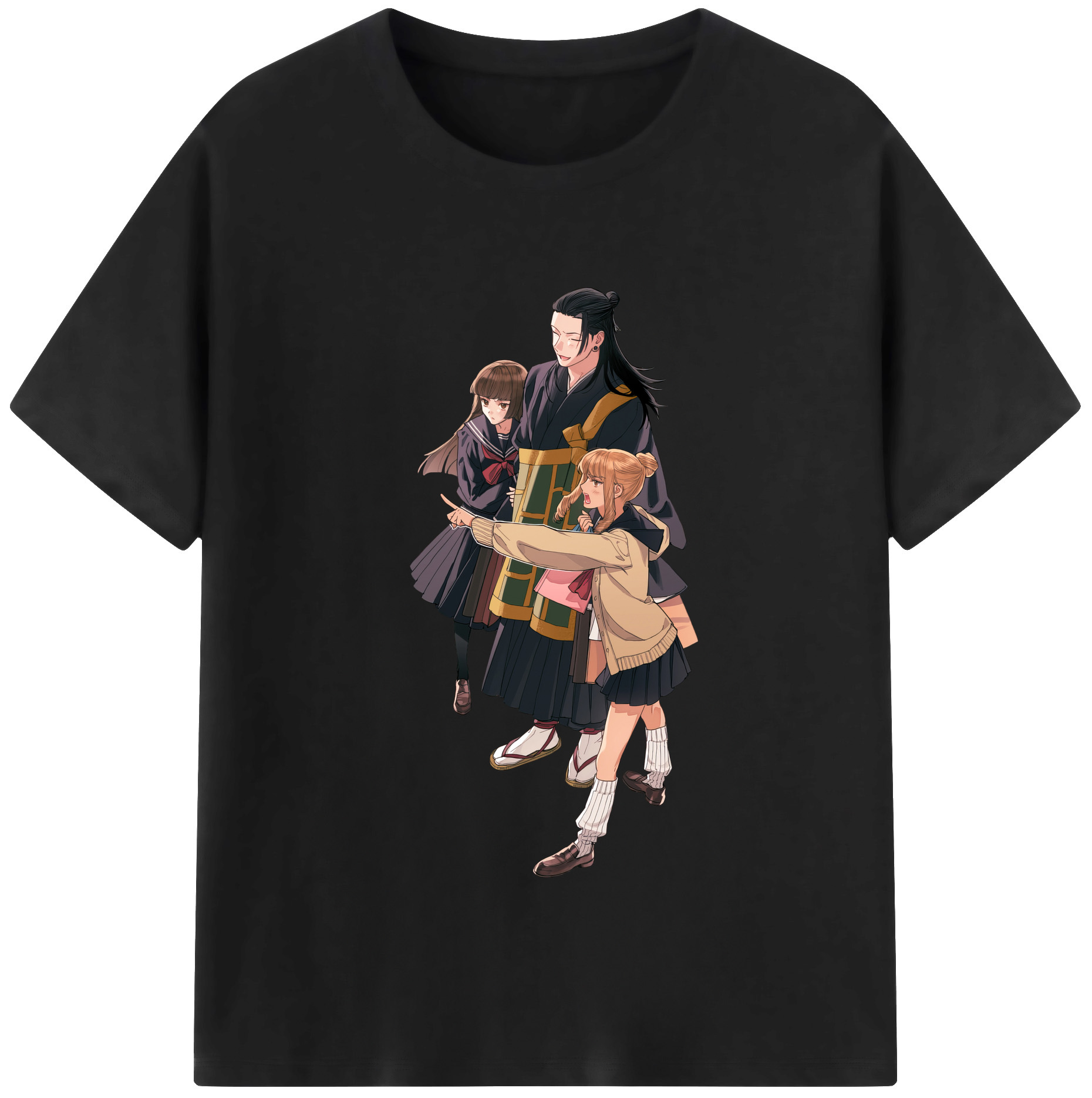 （画像用） 呪術廻戦 Jujutsu Kaisen 綿100％半袖Tシャツ（フロントプリント）