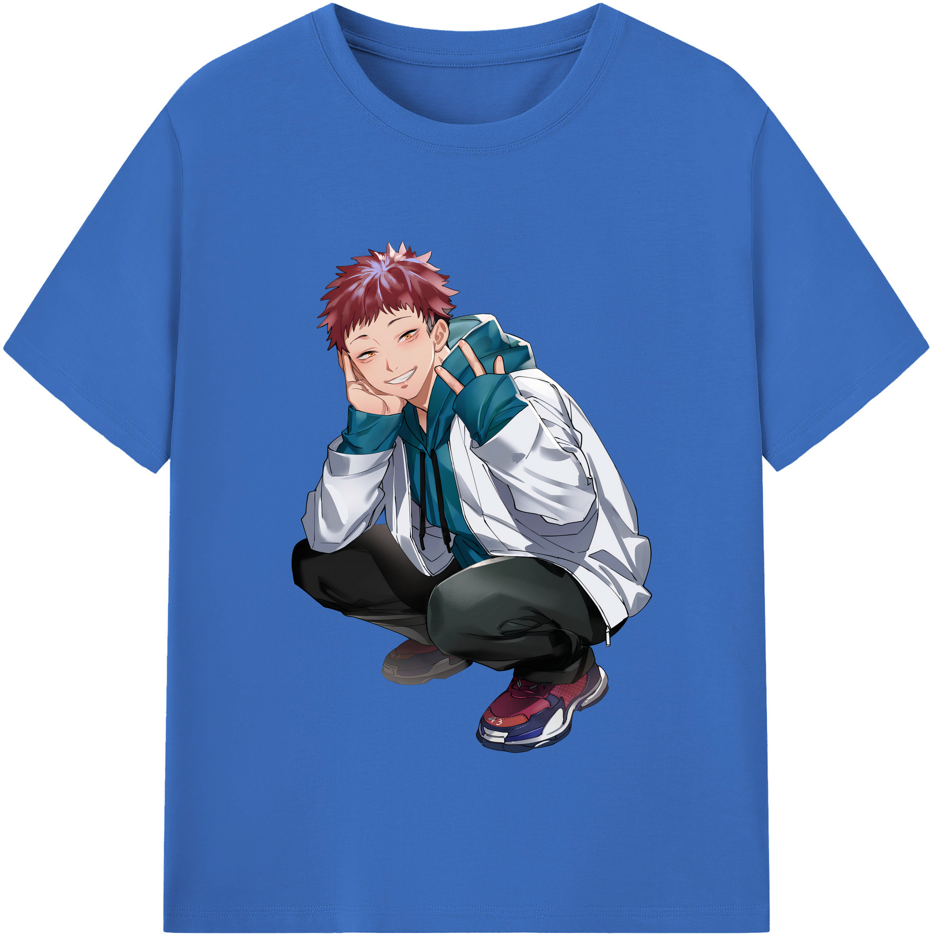 （画像用） 呪術廻戦 Jujutsu Kaisen 綿100％半袖Tシャツ（フロントプリント）
