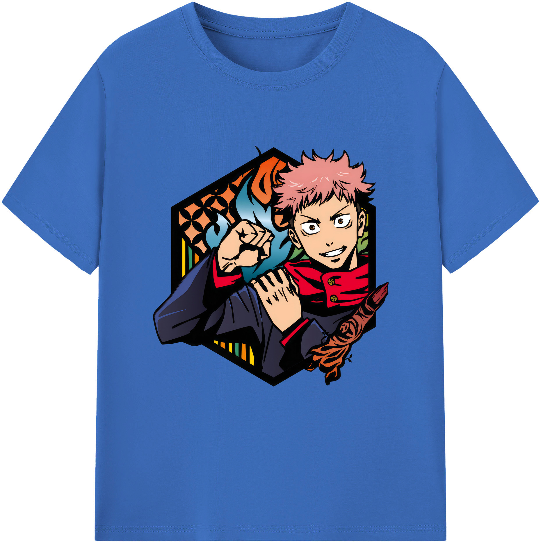 （画像用） 呪術廻戦 Jujutsu Kaisen 綿100％半袖Tシャツ（フロントプリント）