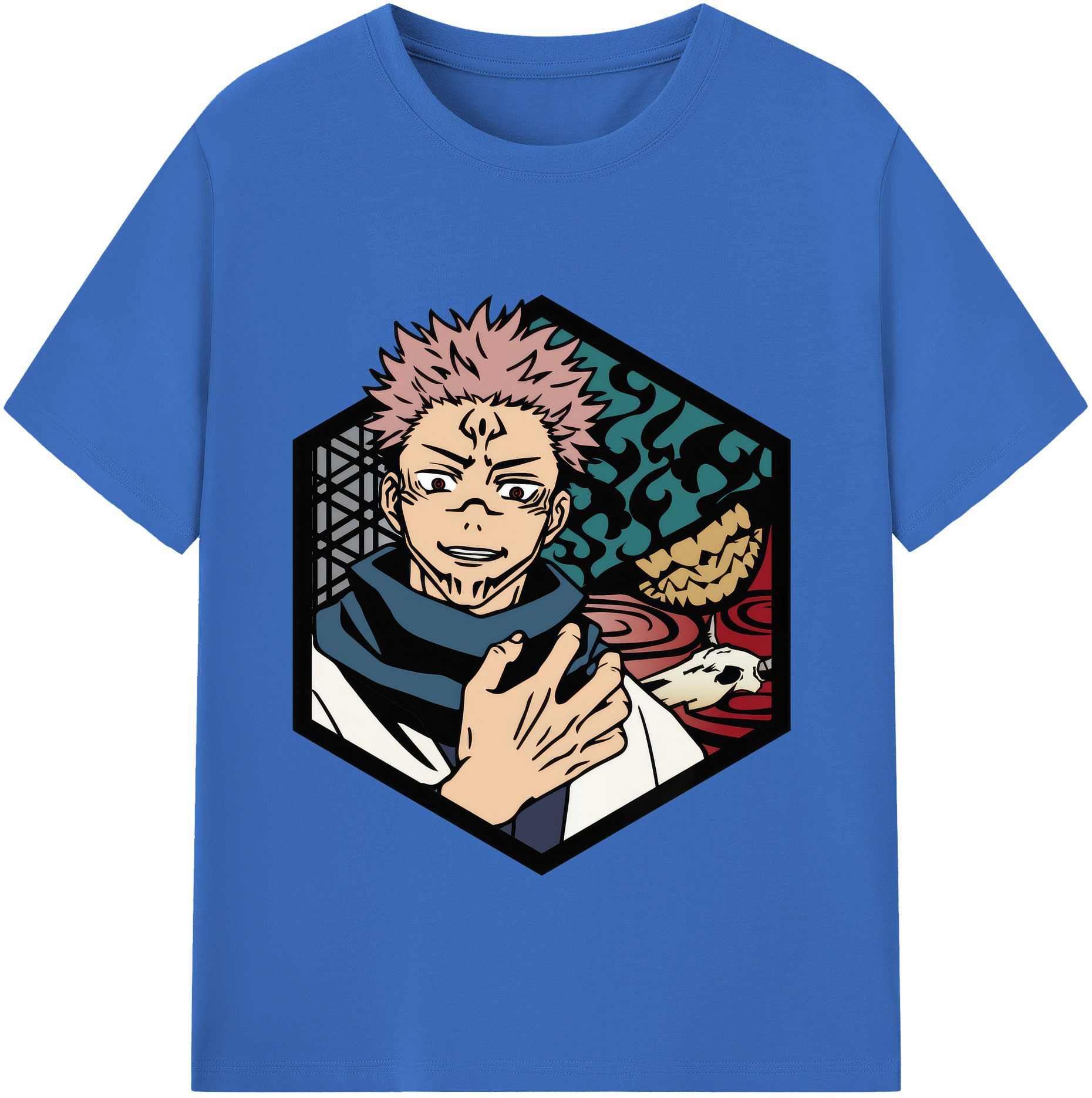 （画像用） 呪術廻戦 Jujutsu Kaisen 綿100％半袖Tシャツ（フロントプリント）