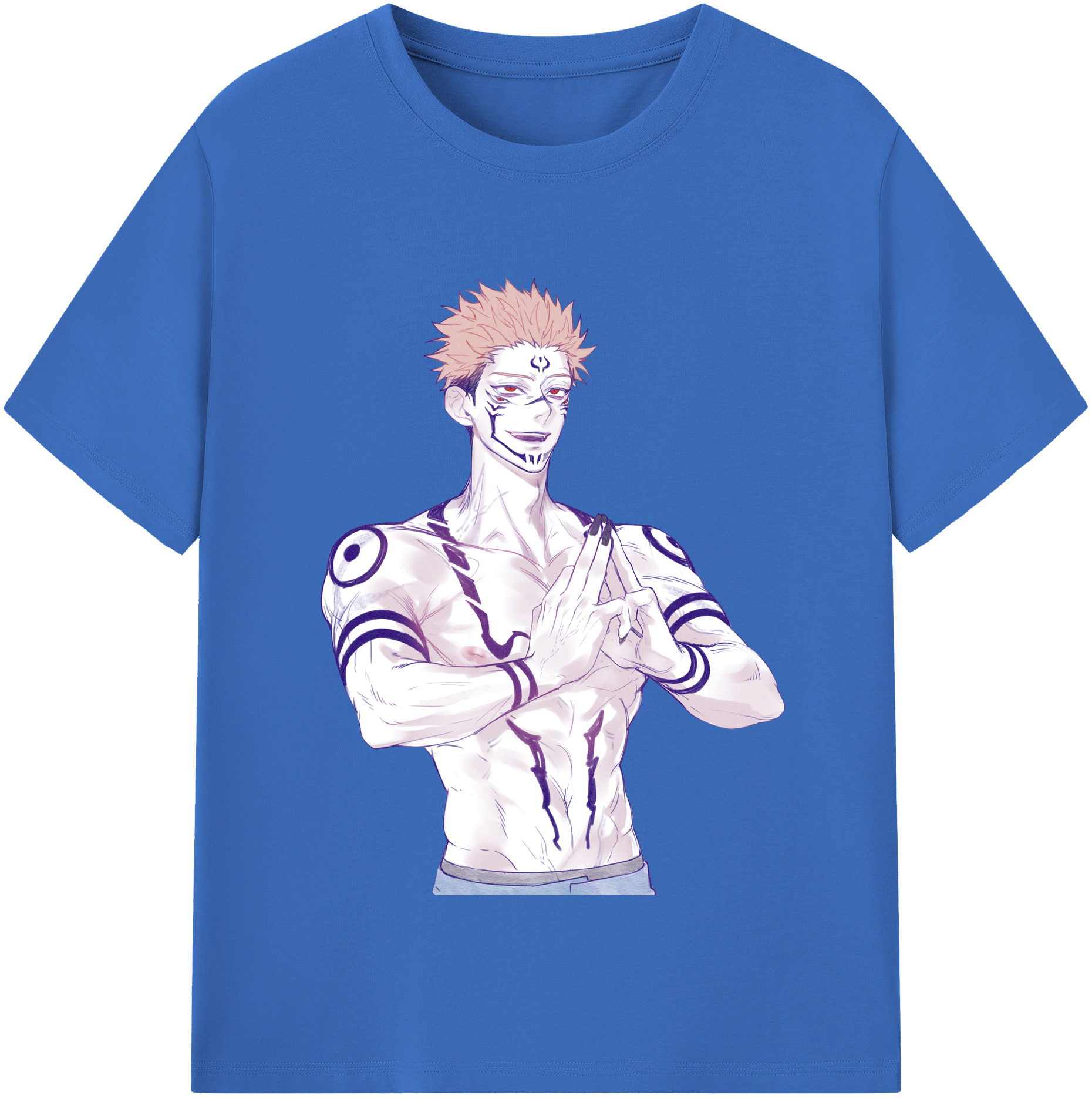 （画像用） 呪術廻戦 Jujutsu Kaisen 綿100％半袖Tシャツ（フロントプリント）
