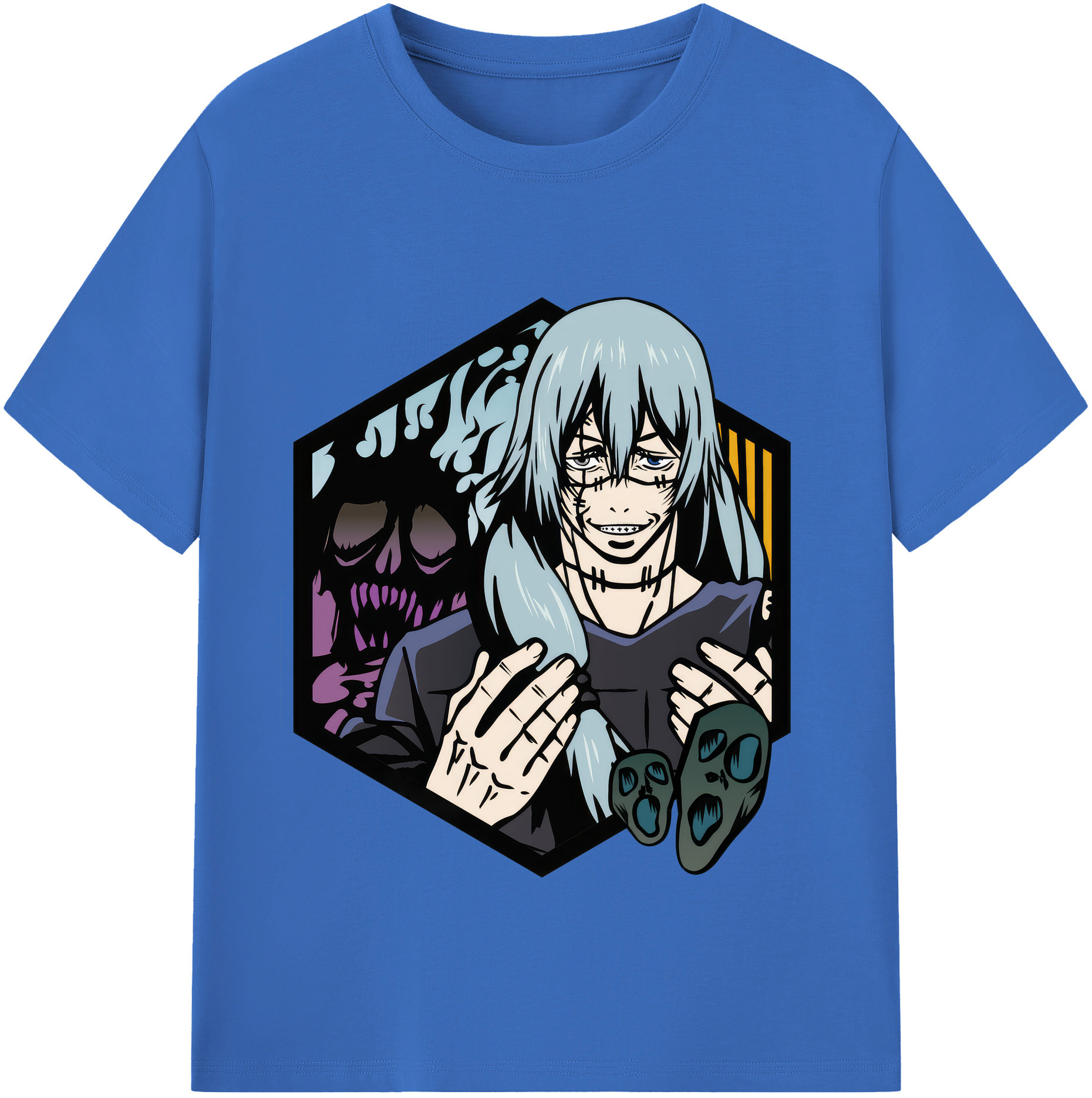 （画像用） 呪術廻戦 Jujutsu Kaisen 綿100％半袖Tシャツ（フロントプリント）