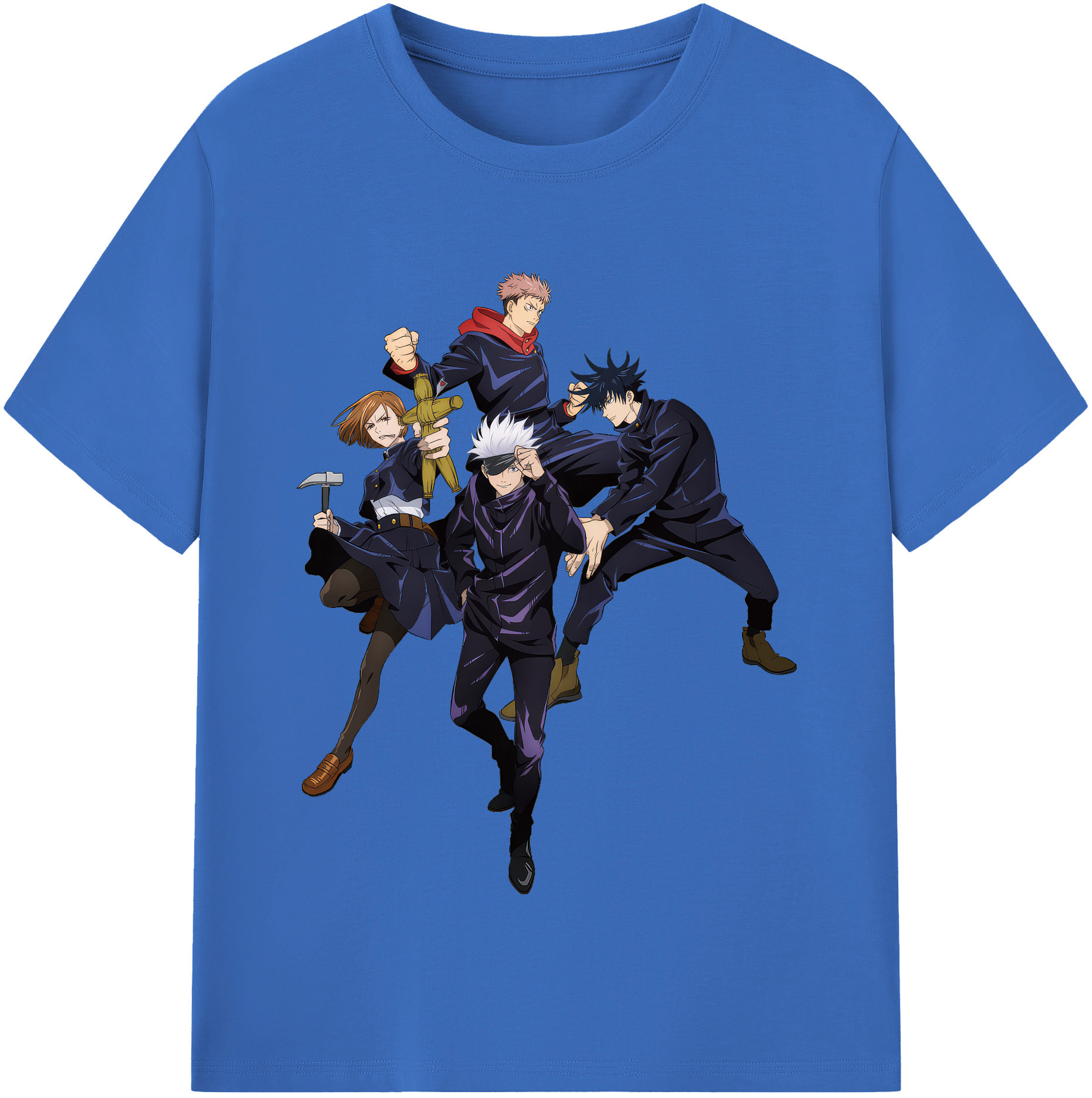 （画像用） 呪術廻戦 Jujutsu Kaisen 綿100％半袖Tシャツ（フロントプリント）