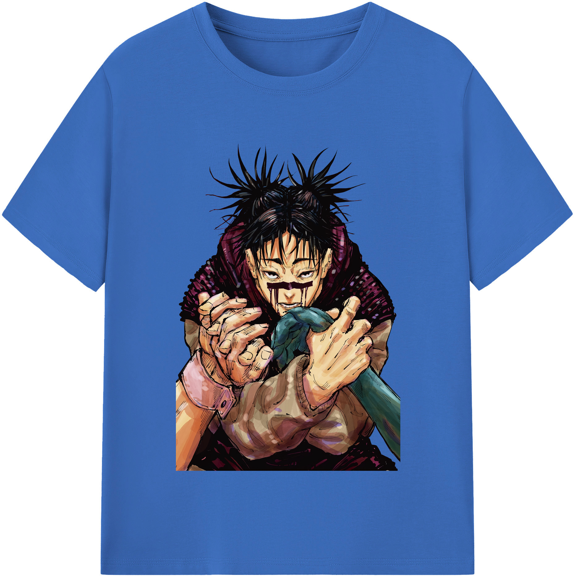 （画像用） 呪術廻戦 Jujutsu Kaisen 綿100％半袖Tシャツ（フロントプリント）