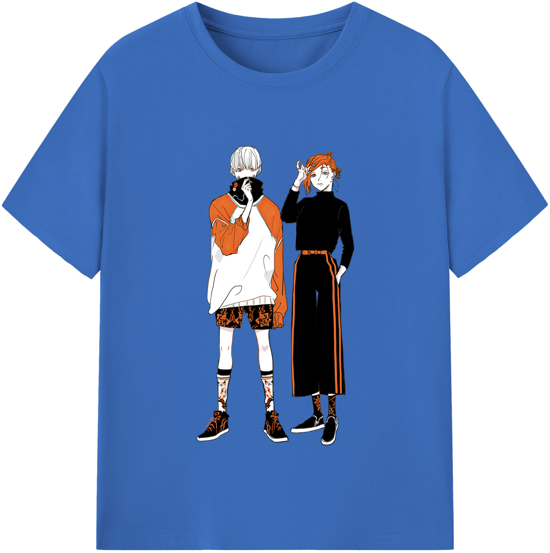 （画像用） 呪術廻戦 Jujutsu Kaisen 綿100％半袖Tシャツ（フロントプリント）