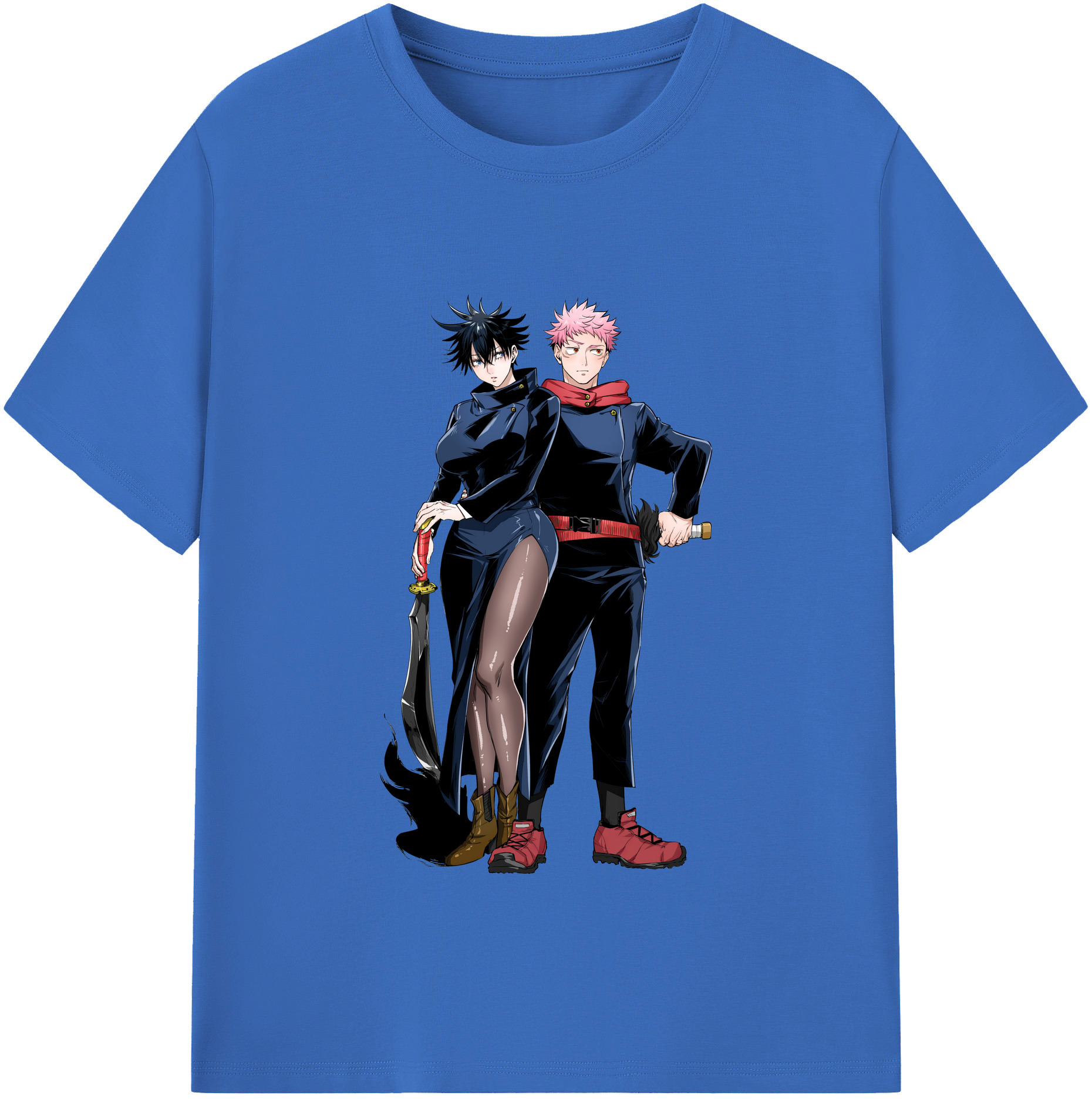 （画像用） 呪術廻戦 Jujutsu Kaisen 綿100％半袖Tシャツ（フロントプリント）