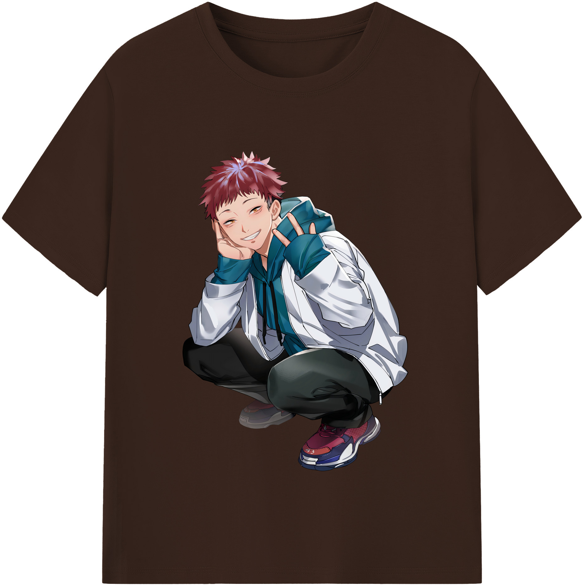 （画像用） 呪術廻戦 Jujutsu Kaisen 綿100％半袖Tシャツ（フロントプリント）