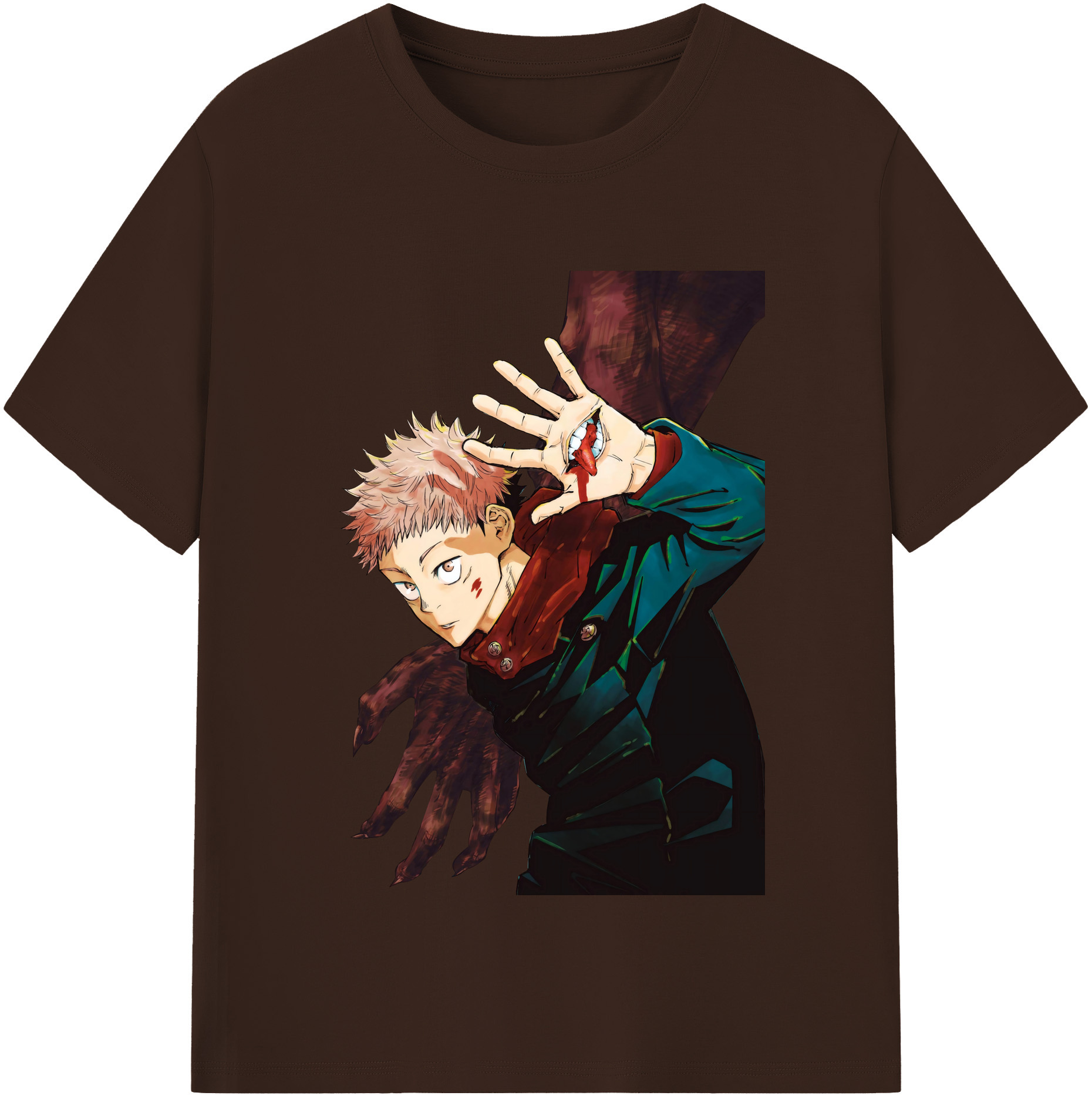 （画像用） 呪術廻戦 Jujutsu Kaisen 綿100％半袖Tシャツ（フロントプリント）