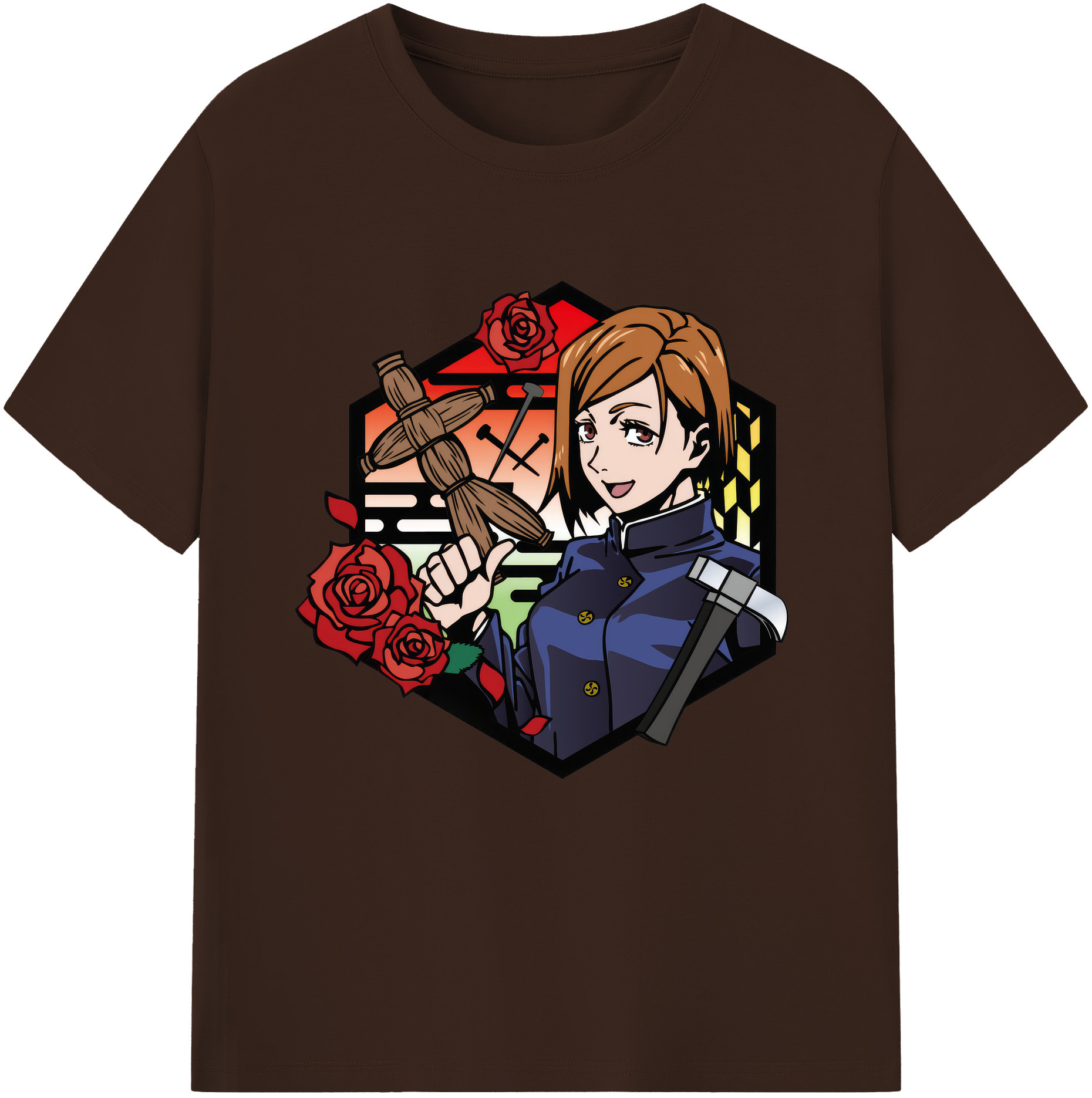 （画像用） 呪術廻戦 Jujutsu Kaisen 綿100％半袖Tシャツ（フロントプリント）