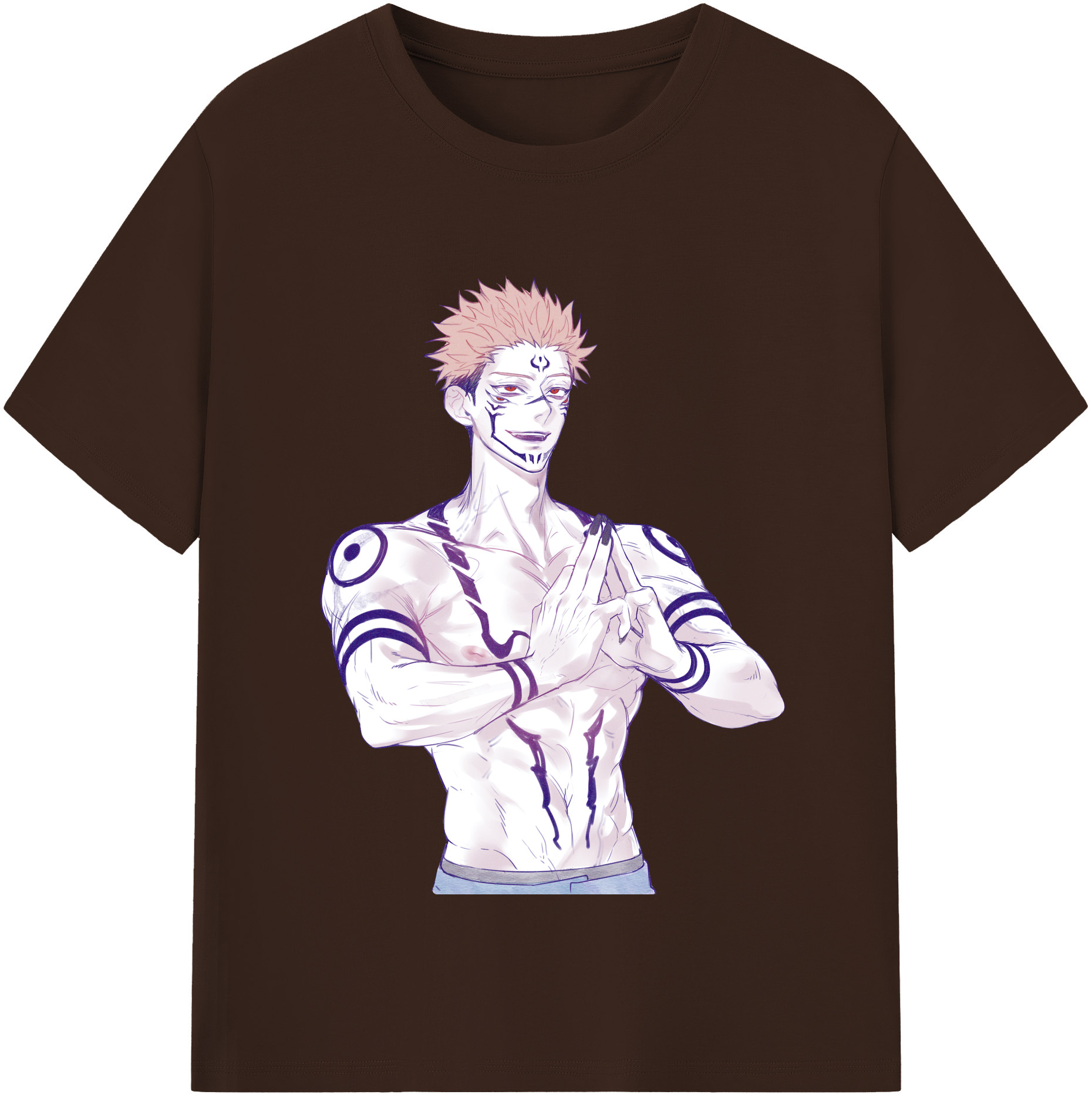 （画像用） 呪術廻戦 Jujutsu Kaisen 綿100％半袖Tシャツ（フロントプリント）