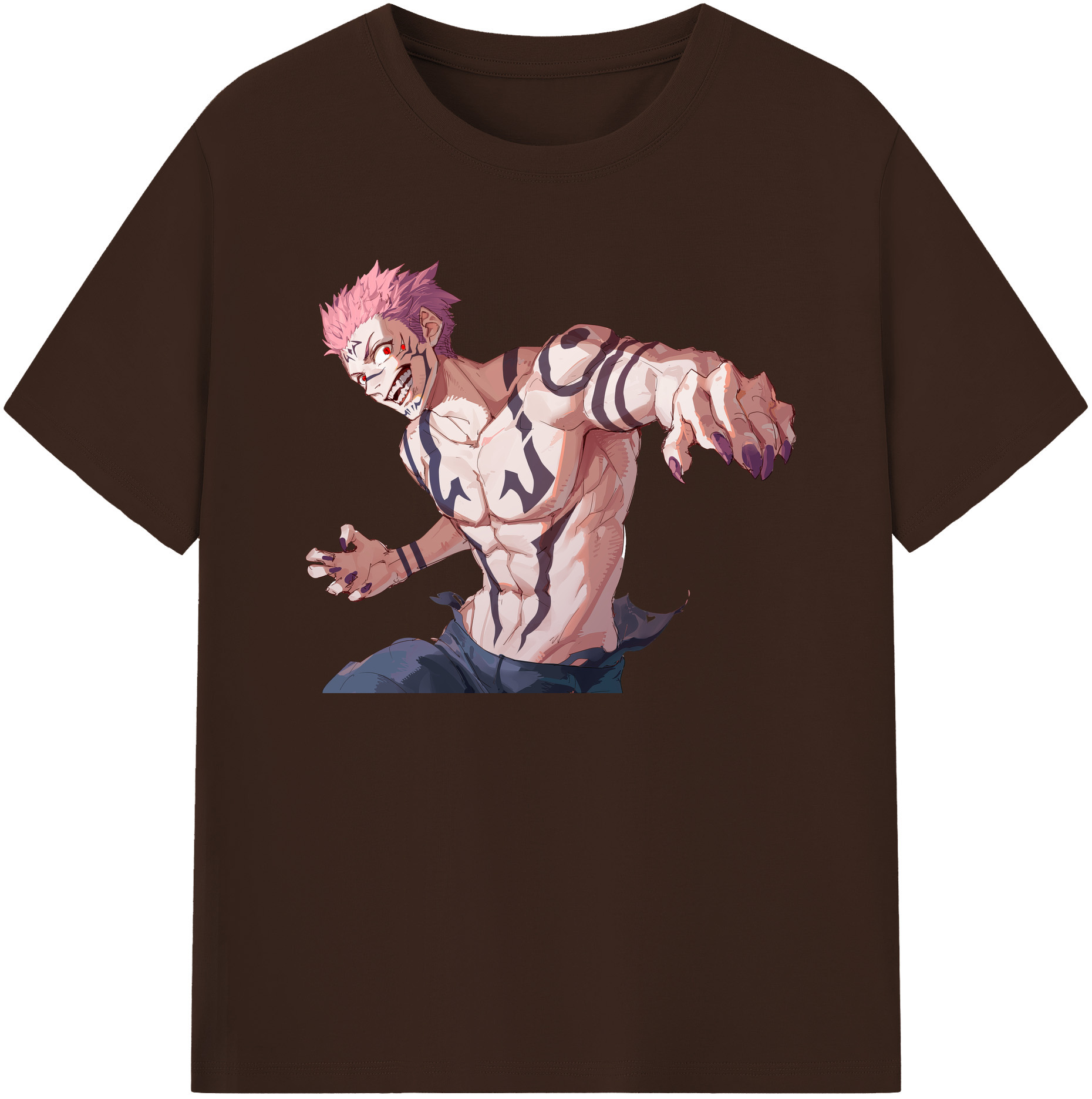 （画像用） 呪術廻戦 Jujutsu Kaisen 綿100％半袖Tシャツ（フロントプリント）