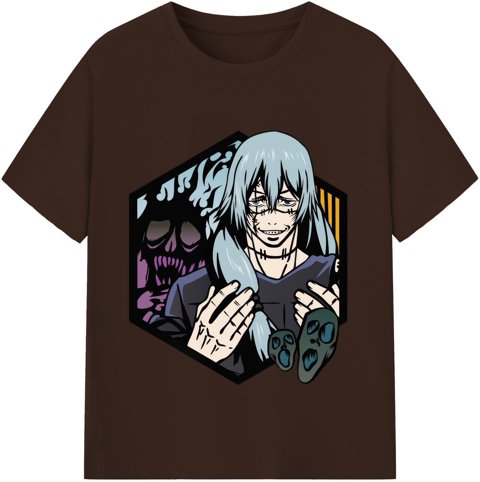 （画像用） 呪術廻戦 Jujutsu Kaisen 綿100％半袖Tシャツ（フロントプリント）
