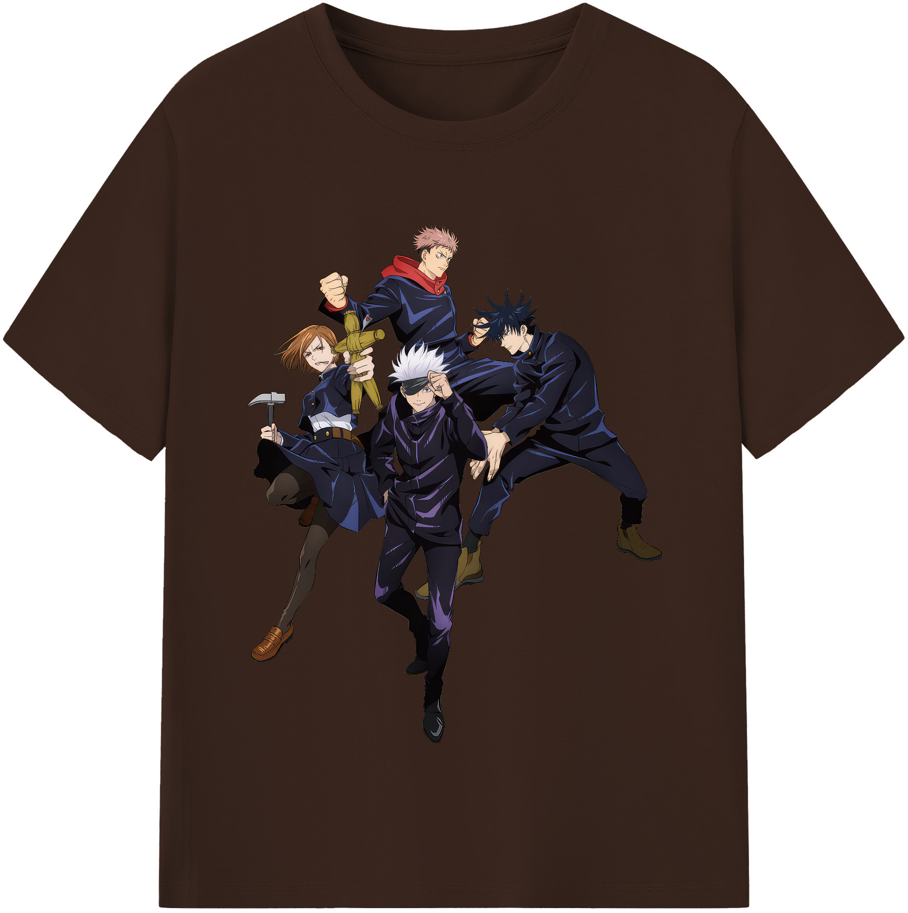 （画像用） 呪術廻戦 Jujutsu Kaisen 綿100％半袖Tシャツ（フロントプリント）