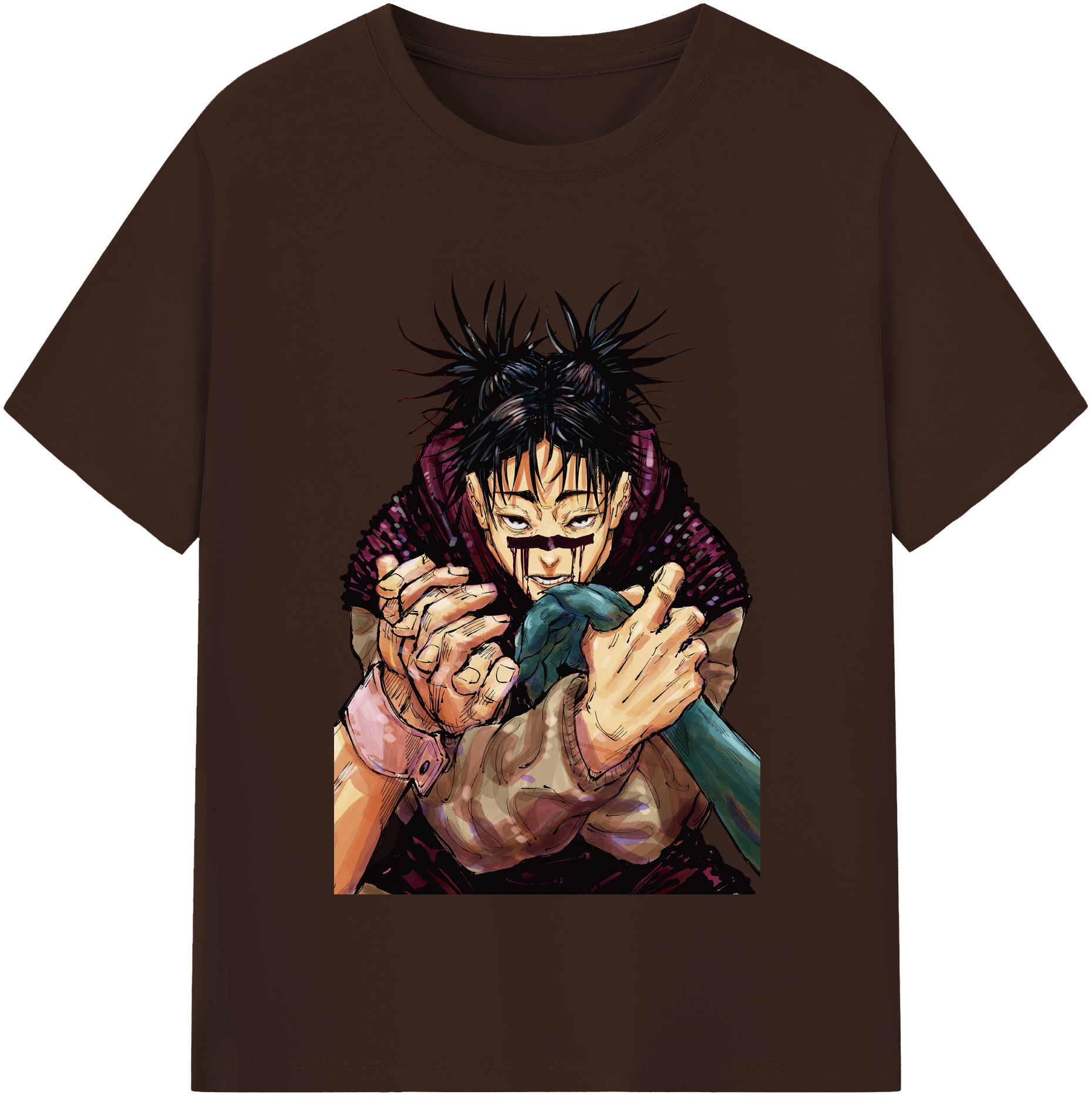 （画像用） 呪術廻戦 Jujutsu Kaisen 綿100％半袖Tシャツ（フロントプリント）