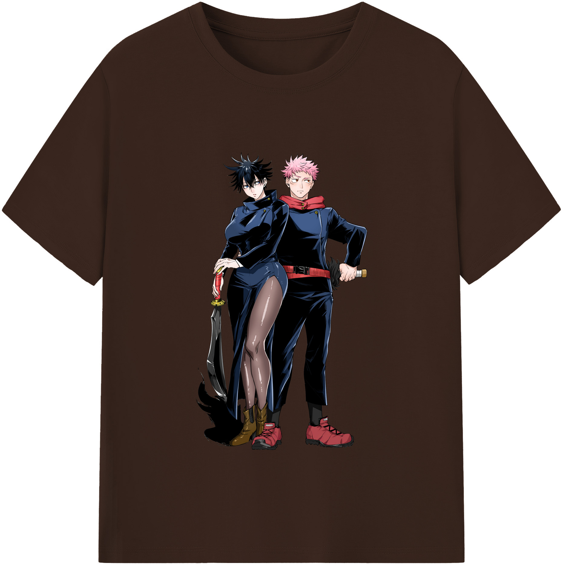 （画像用） 呪術廻戦 Jujutsu Kaisen 綿100％半袖Tシャツ（フロントプリント）