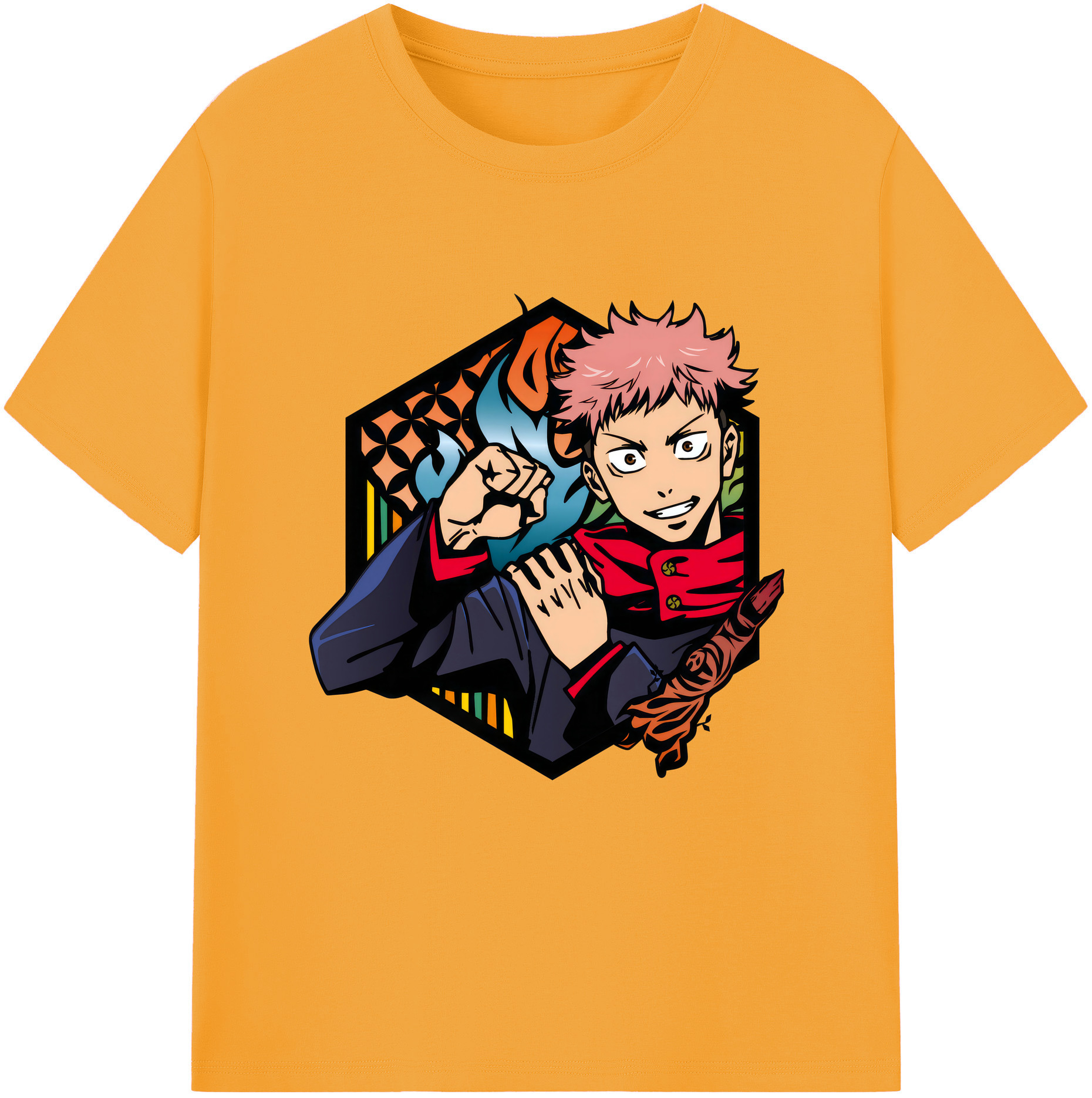 （画像用） 呪術廻戦 Jujutsu Kaisen 綿100％半袖Tシャツ（フロントプリント）