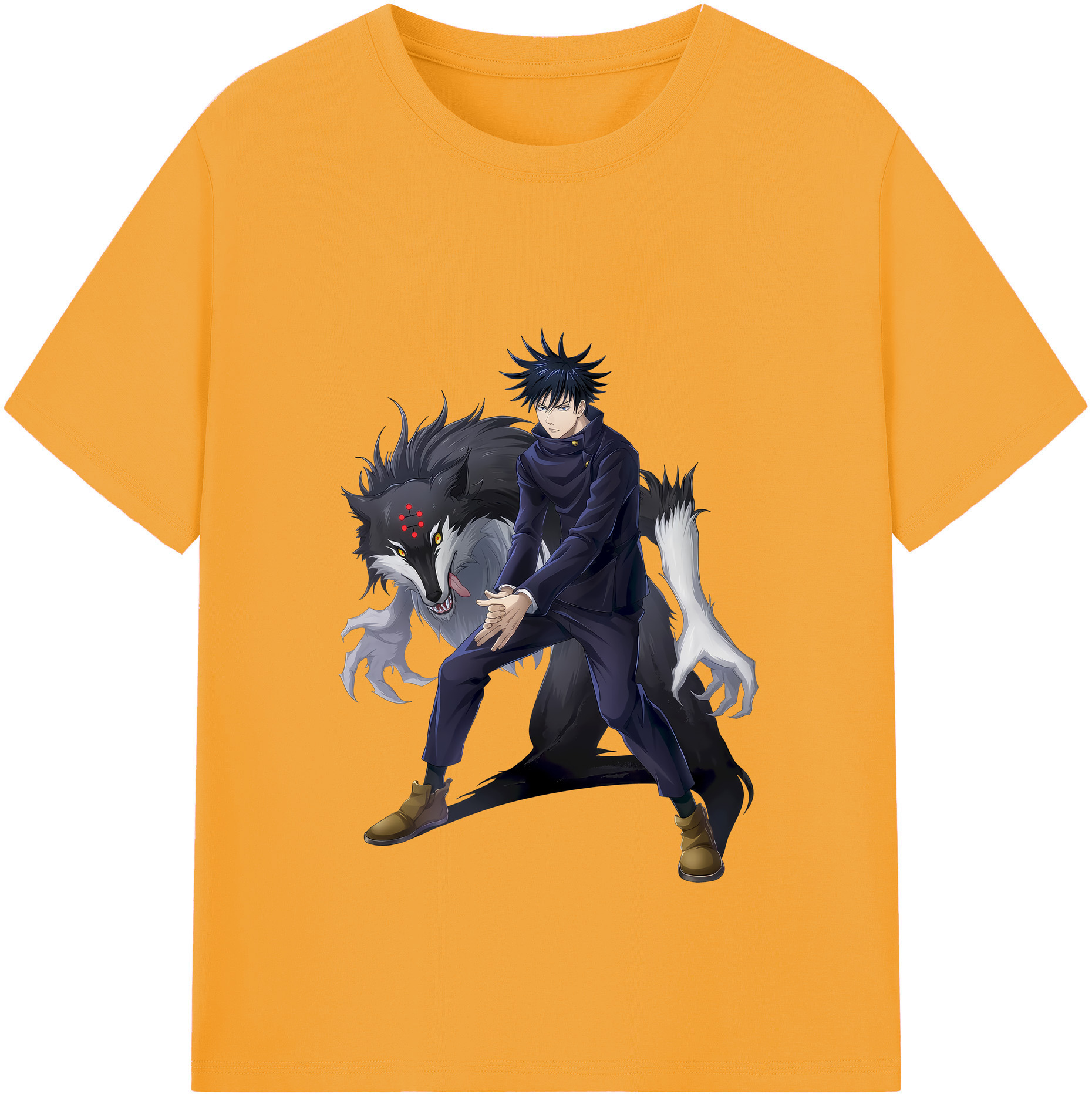（画像用） 呪術廻戦 Jujutsu Kaisen 綿100％半袖Tシャツ（フロントプリント）