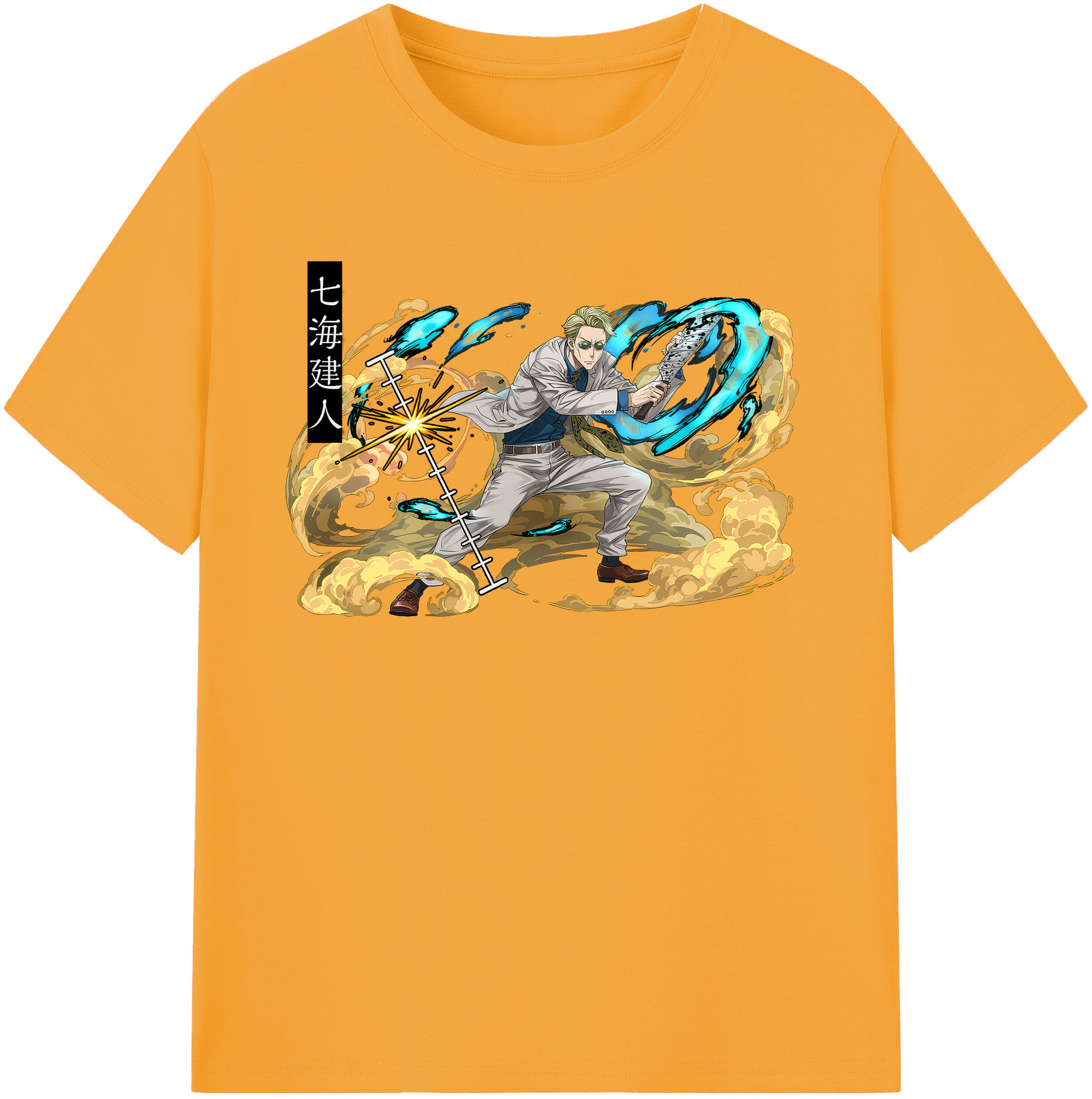（画像用） 呪術廻戦 Jujutsu Kaisen 綿100％半袖Tシャツ（フロントプリント）