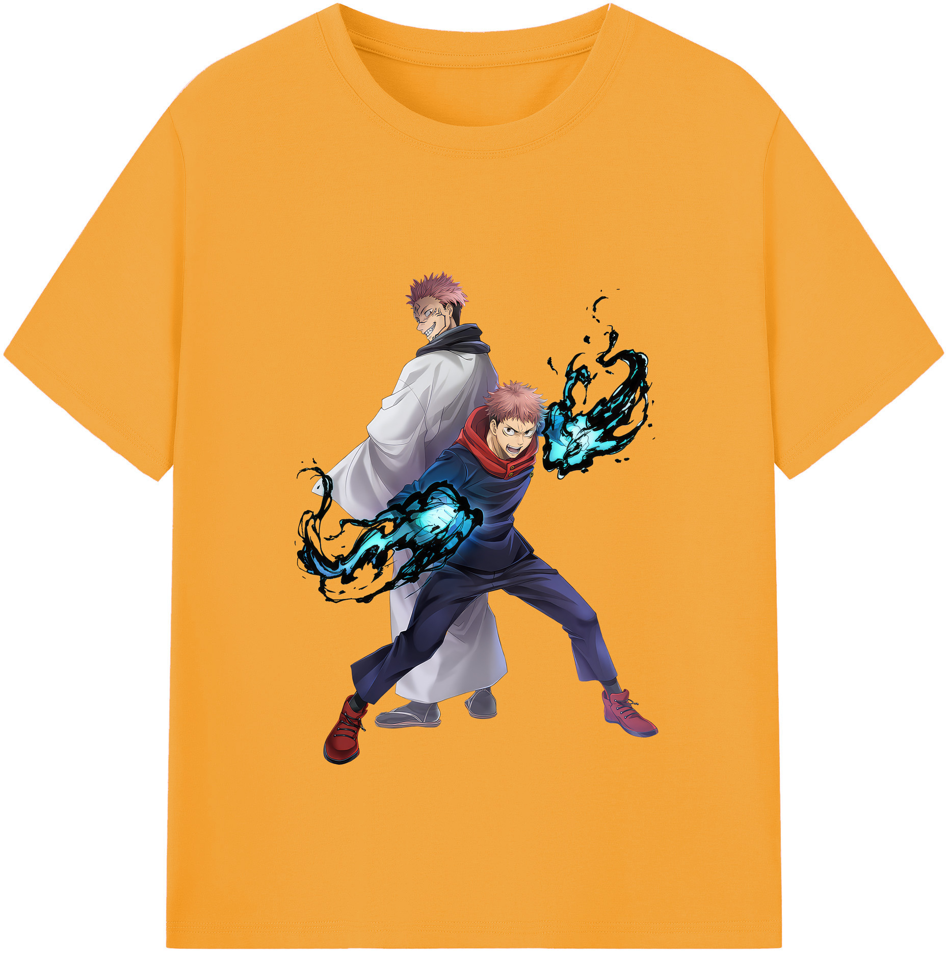 （画像用） 呪術廻戦 Jujutsu Kaisen 綿100％半袖Tシャツ（フロントプリント）