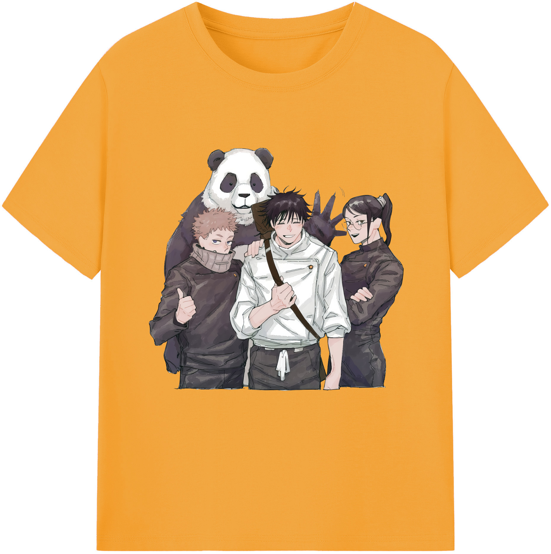 （画像用） 呪術廻戦 Jujutsu Kaisen 綿100％半袖Tシャツ（フロントプリント）