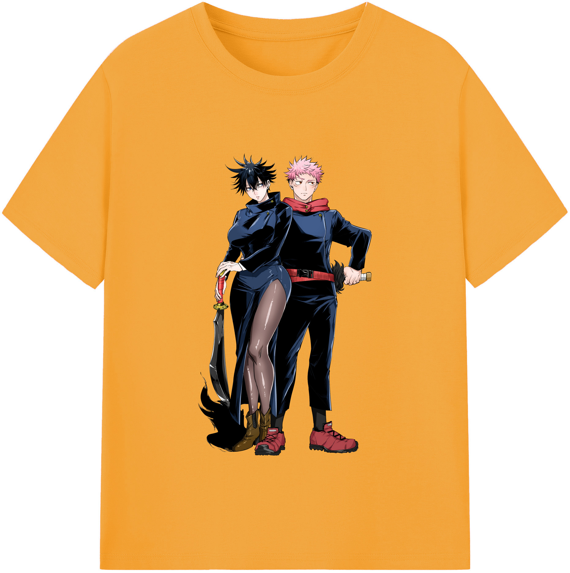 （画像用） 呪術廻戦 Jujutsu Kaisen 綿100％半袖Tシャツ（フロントプリント）