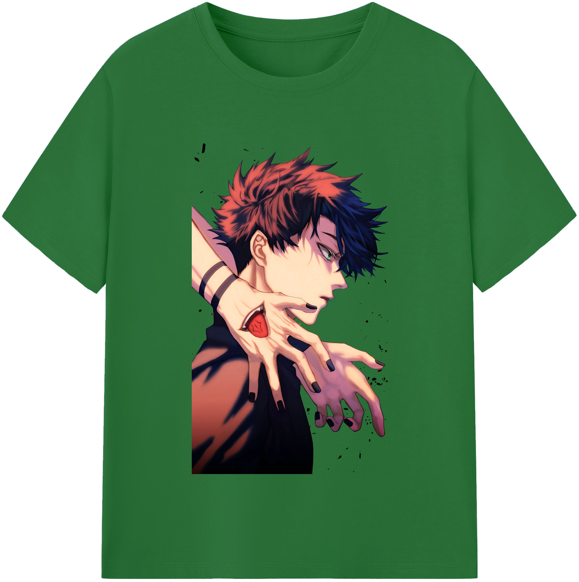 （画像用） 呪術廻戦 Jujutsu Kaisen 綿100％半袖Tシャツ（フロントプリント）