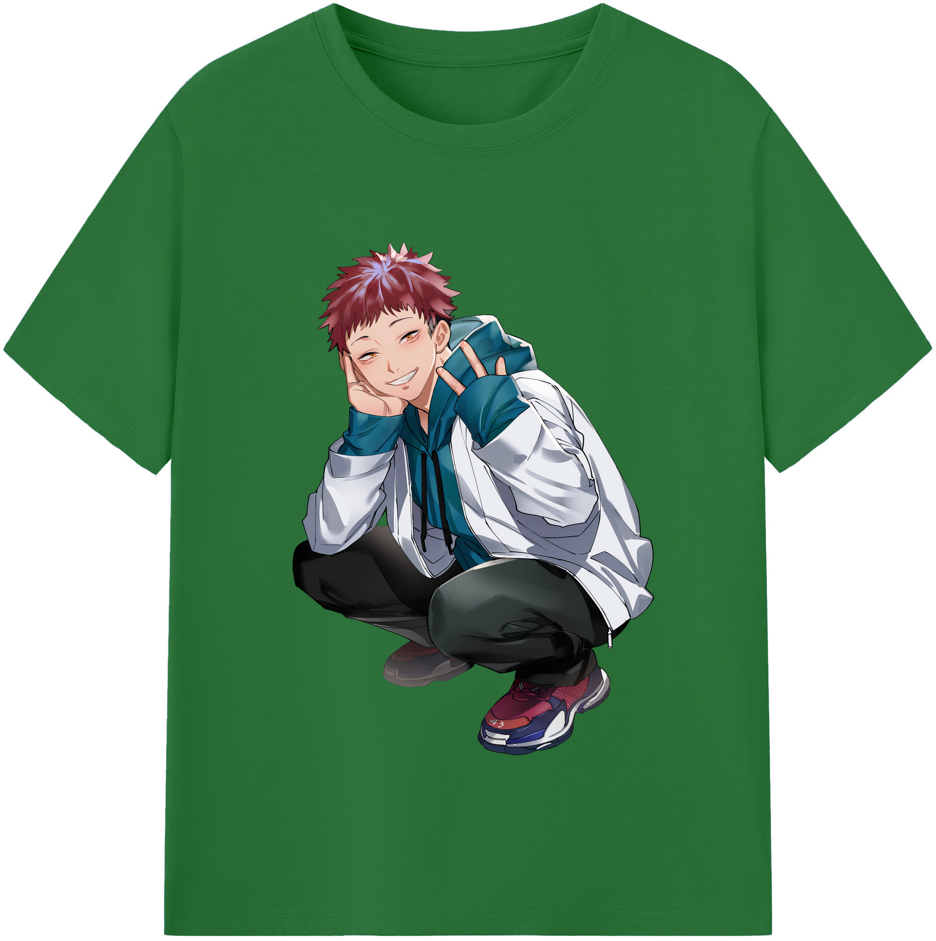（画像用） 呪術廻戦 Jujutsu Kaisen 綿100％半袖Tシャツ（フロントプリント）